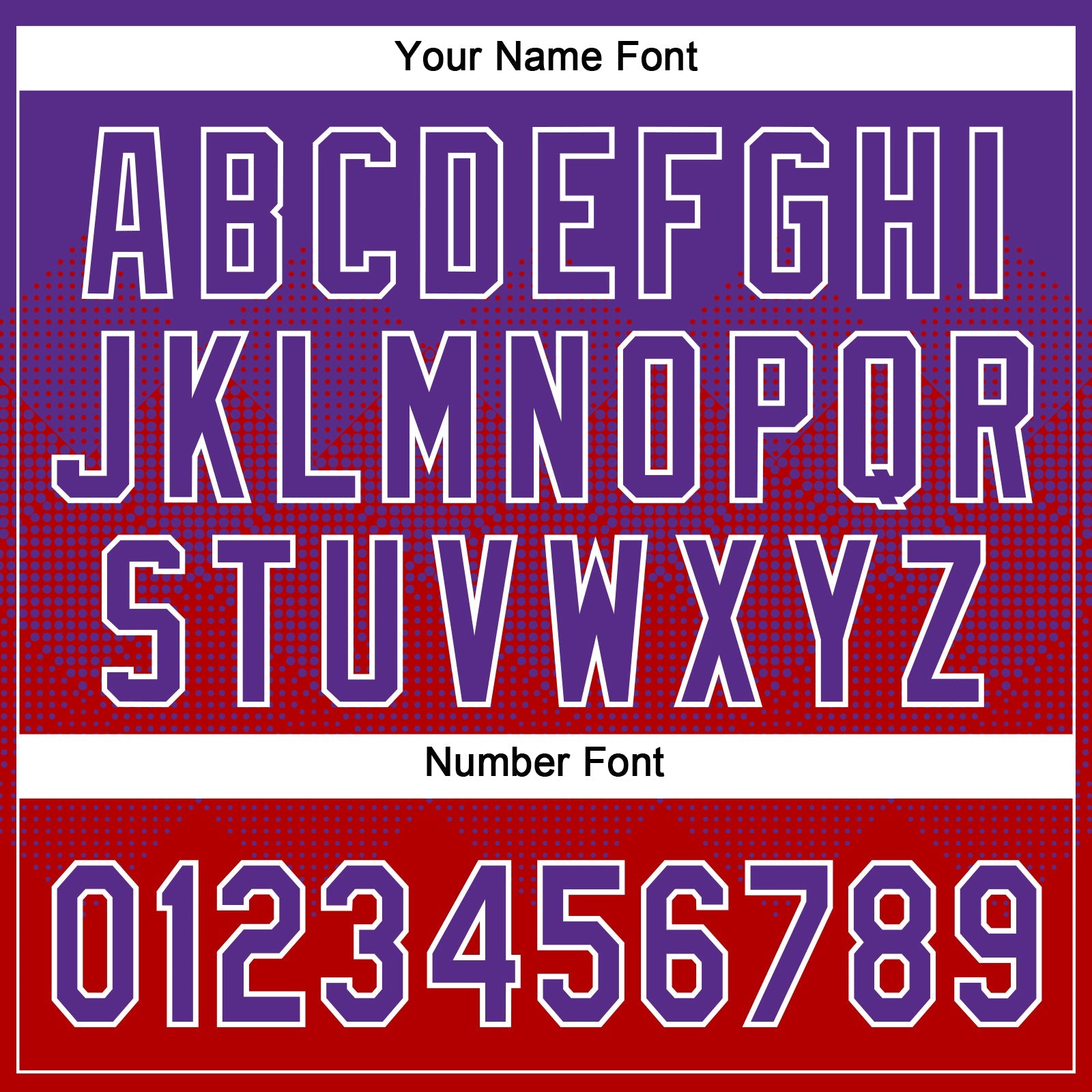 Custom Purple Red-White 3D Gradient Square Shape Two-Button Unisex Softball Jersey view 5