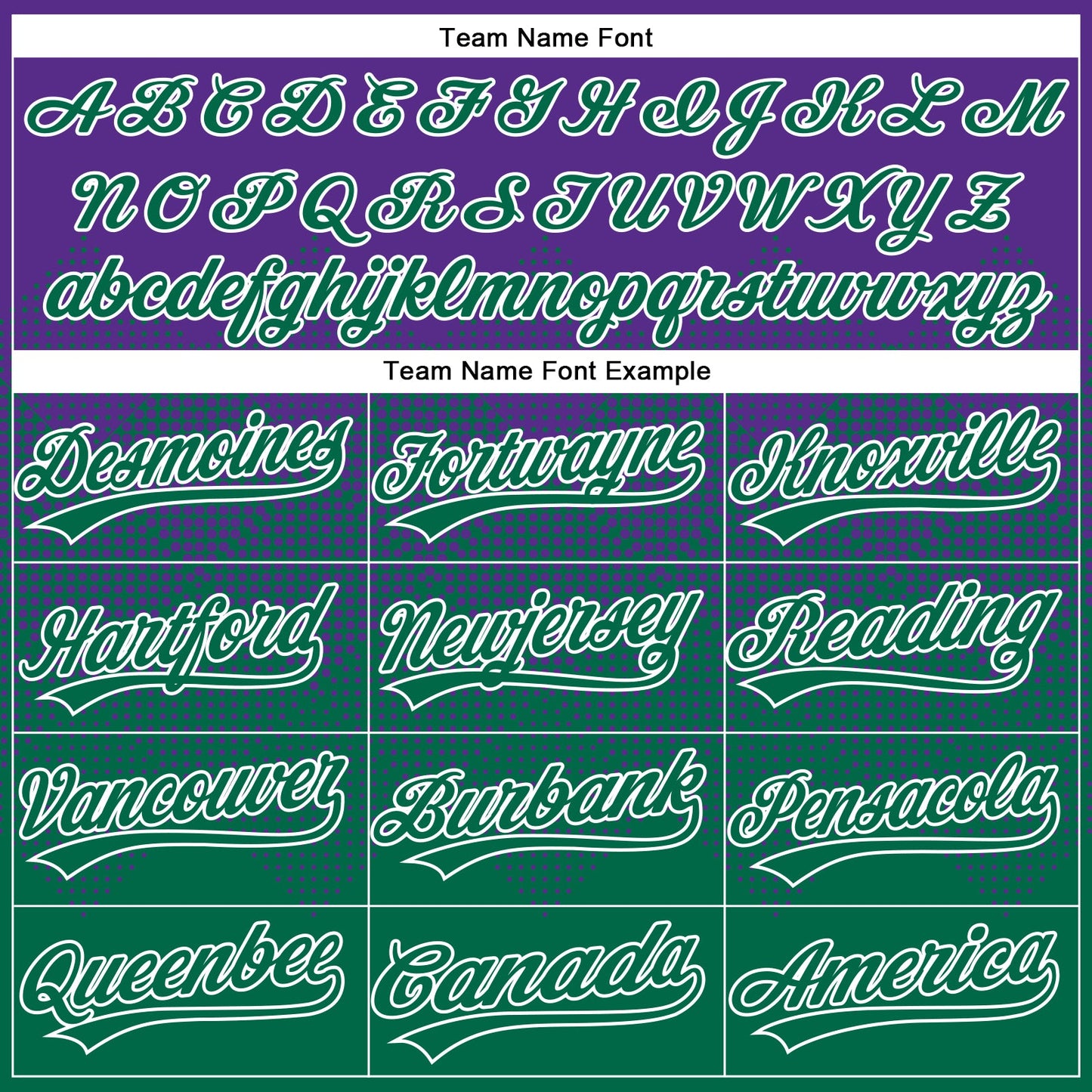 Custom Purple Kelly Green-White 3D Gradient Square Shape Two-Button Unisex Softball Jersey view 4