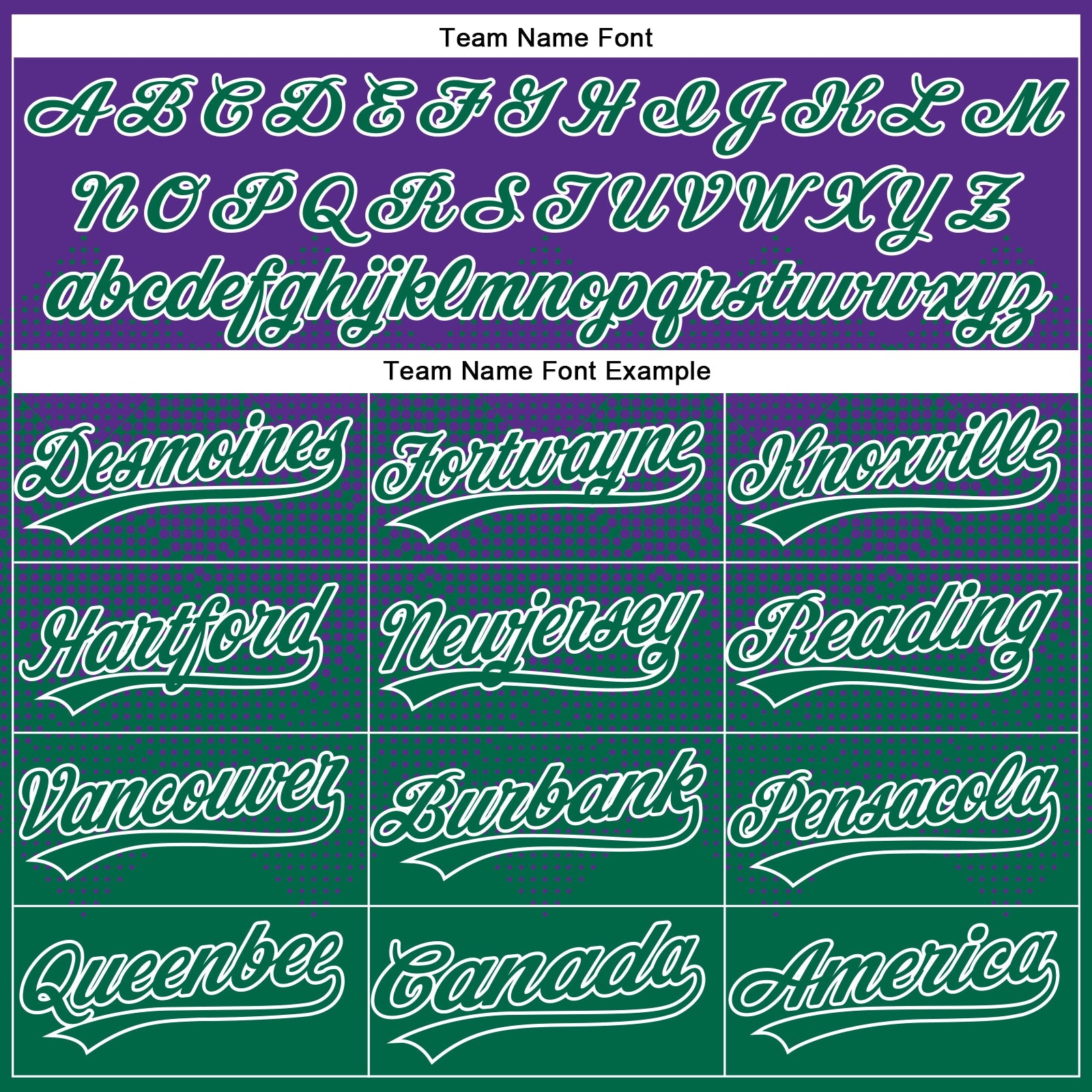 Custom Purple Kelly Green-White 3D Gradient Square Shape Two-Button Unisex Softball Jersey view 4