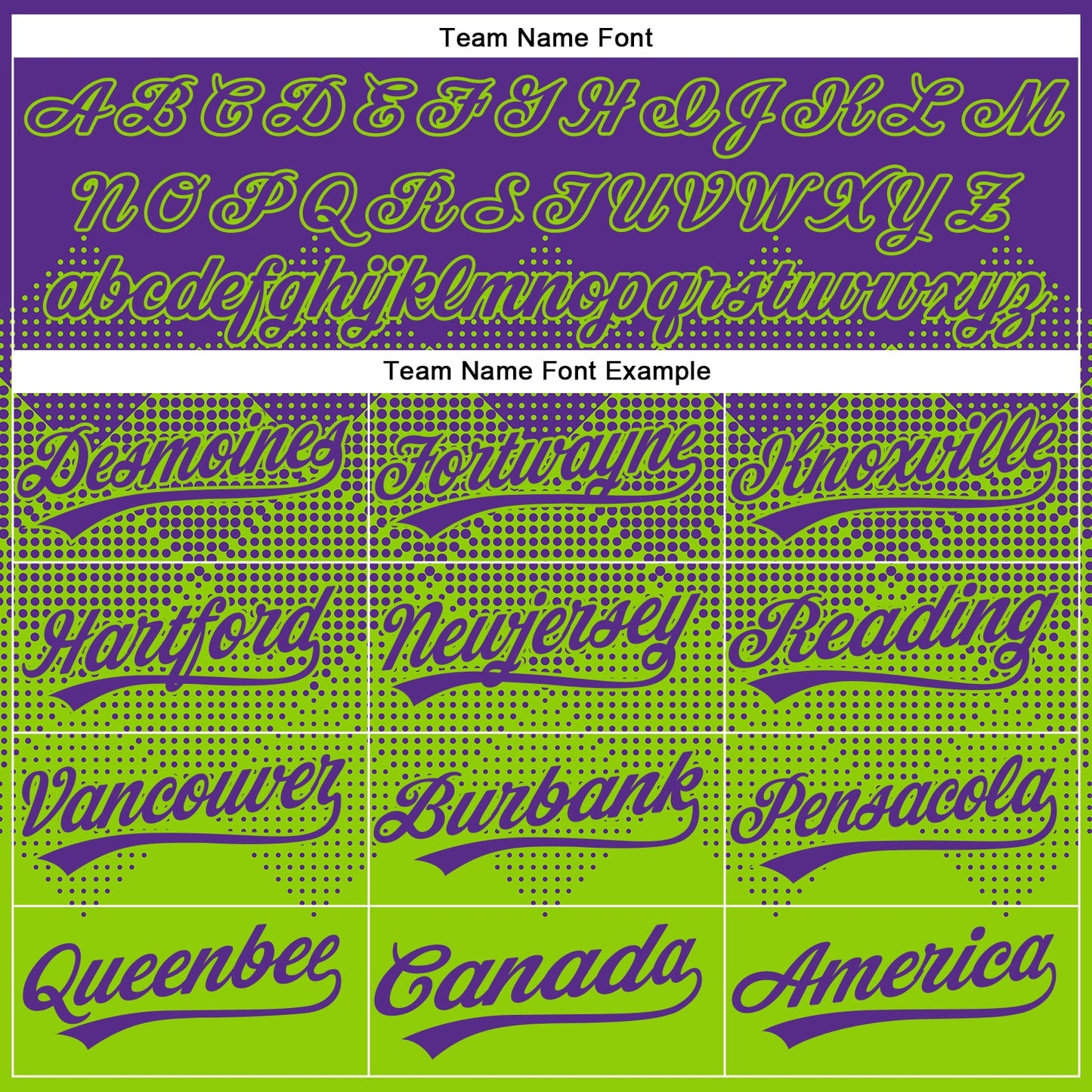Custom Purple Neon Green 3D Gradient Square Shape Two-Button Unisex Softball Jersey view 4