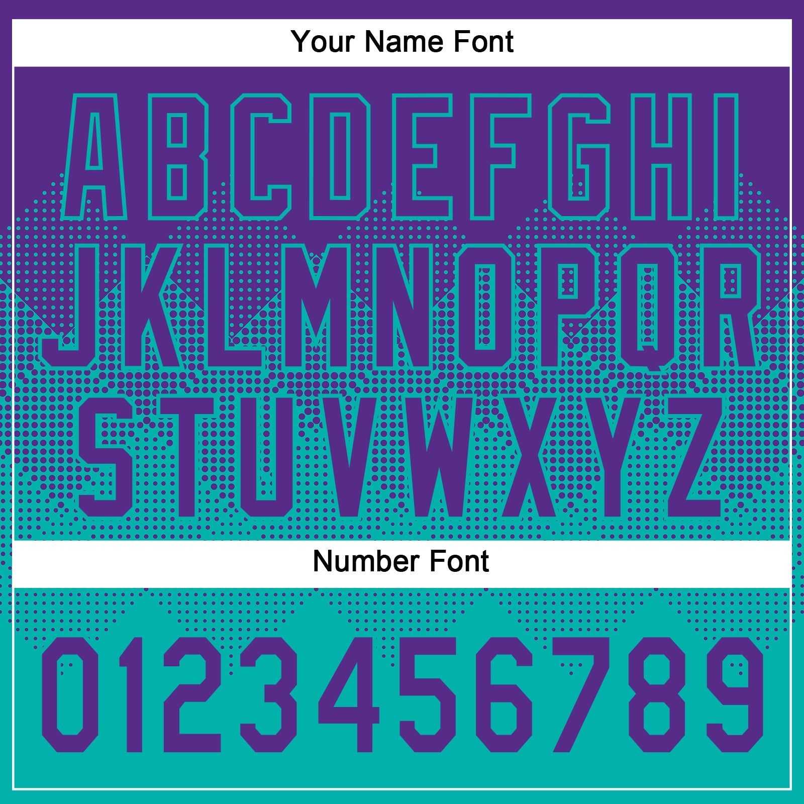 Custom Purple Aqua 3D Gradient Square Shape Two-Button Unisex Softball Jersey view 5