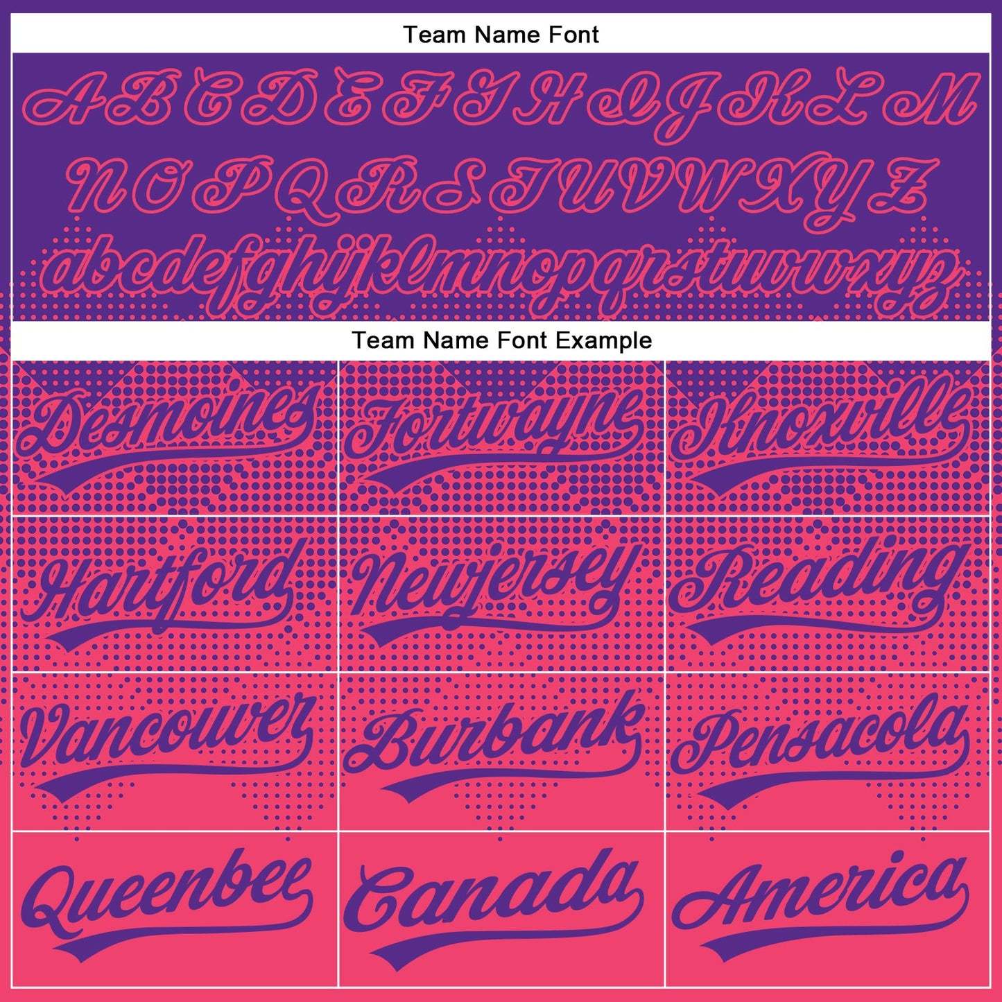Custom Purple Neon Pink 3D Gradient Square Shape Two-Button Unisex Softball Jersey view 4