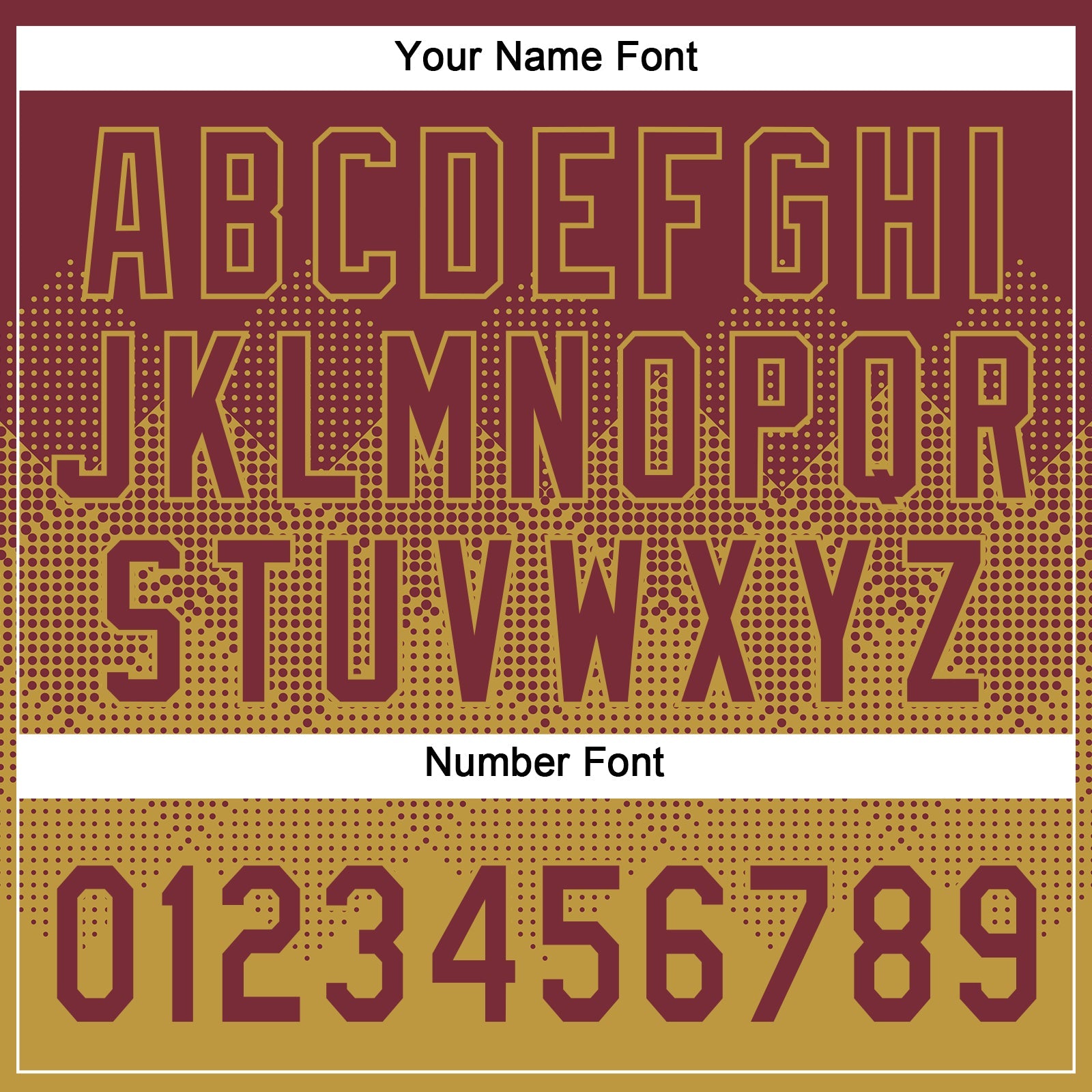 Custom Burgundy Old Gold 3D Gradient Square Shape Two-Button Unisex Softball Jersey view 5