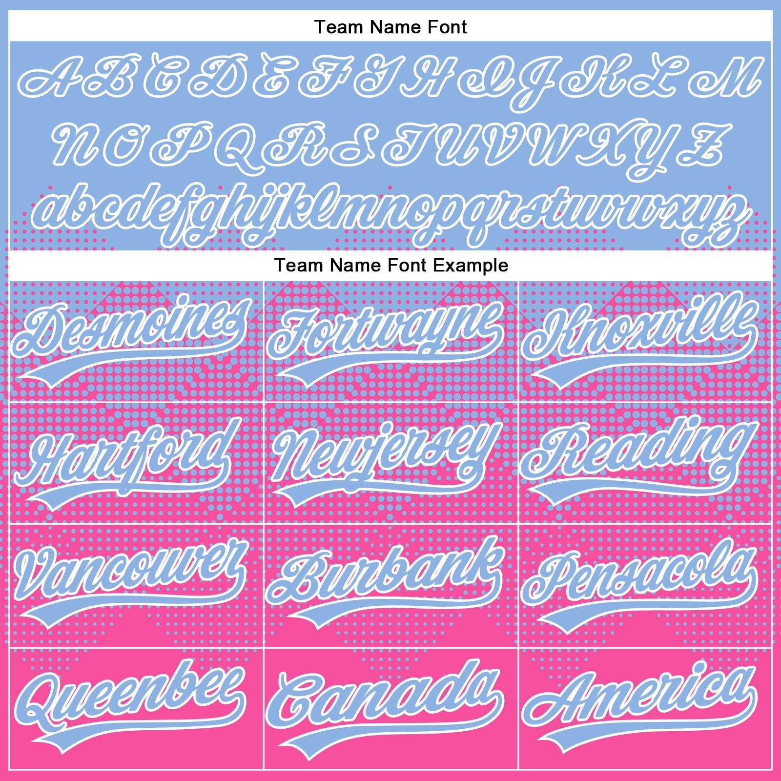 Custom Light Blue Pink-White 3D Gradient Square Shape Two-Button Unisex Softball Jersey view 4