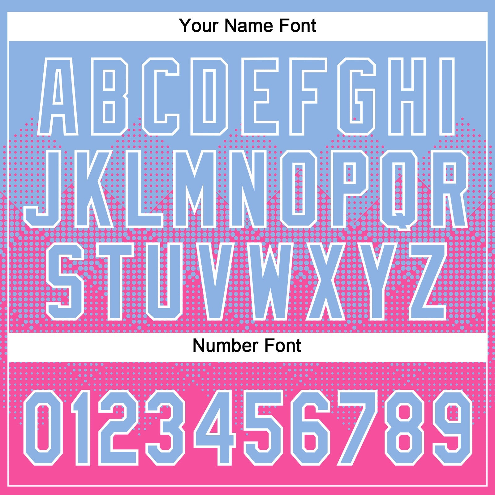 Custom Light Blue Pink-White 3D Gradient Square Shape Two-Button Unisex Softball Jersey view 5