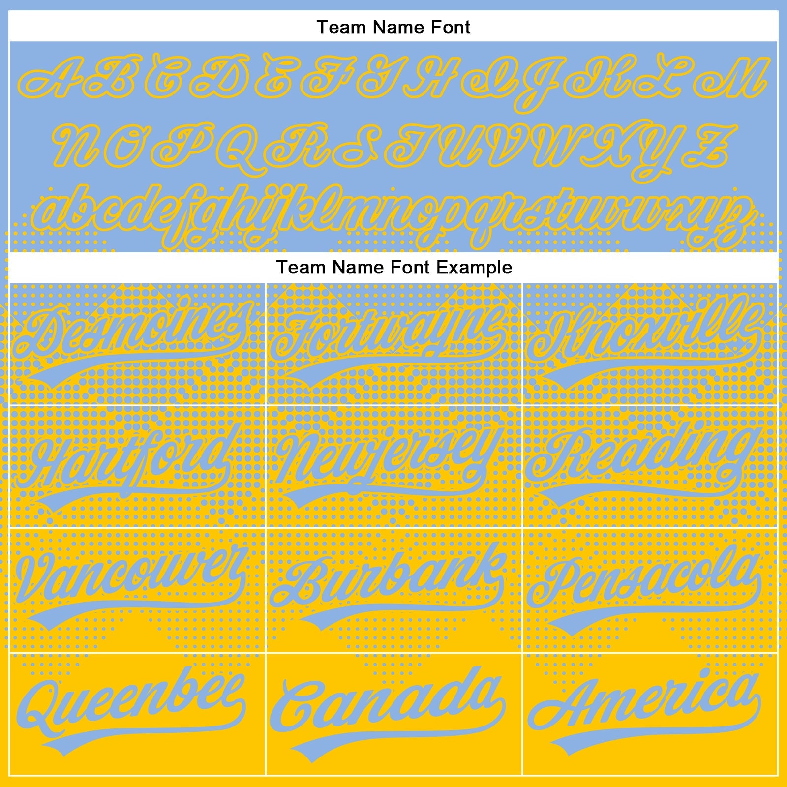 Custom Light Blue Yellow 3D Gradient Square Shape Two-Button Unisex Softball Jersey view 4