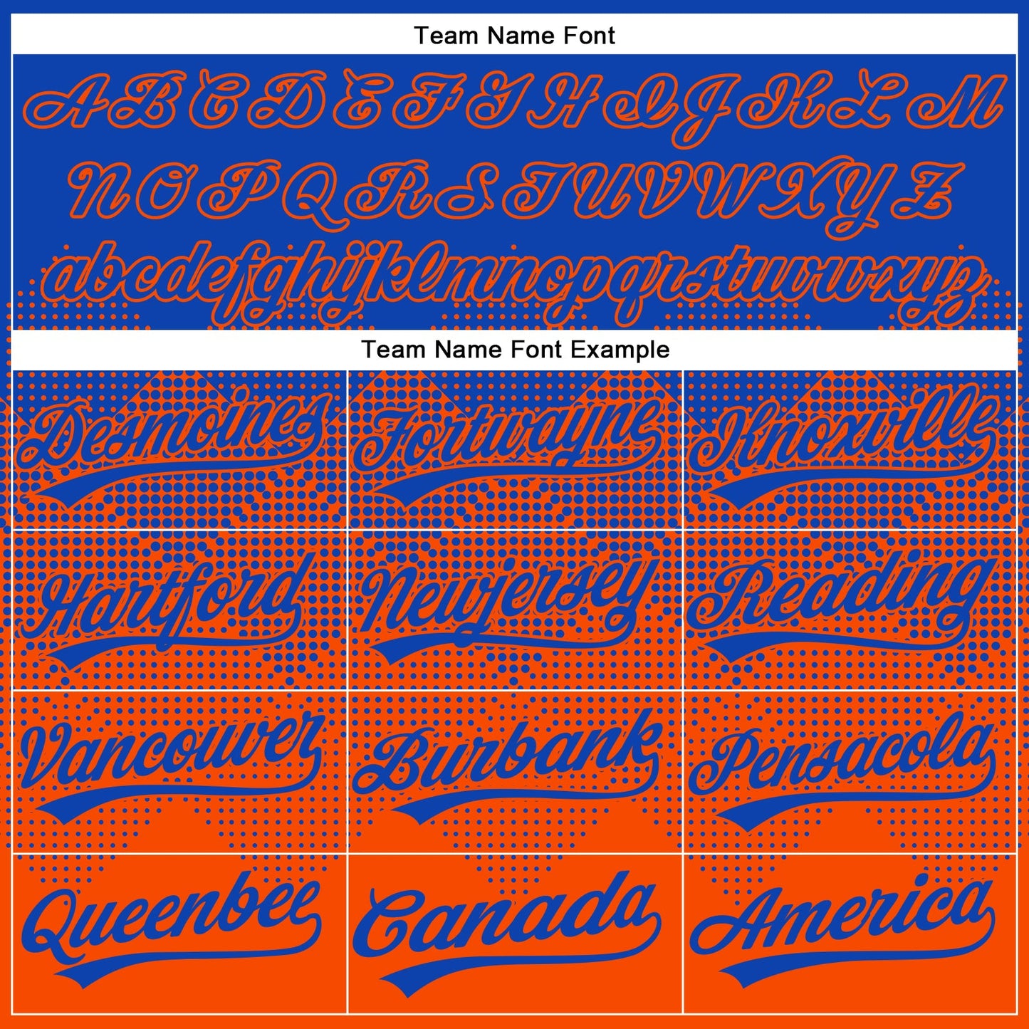 Custom Thunder Blue Orange 3D Gradient Square Shape Two-Button Unisex Softball Jersey view 4
