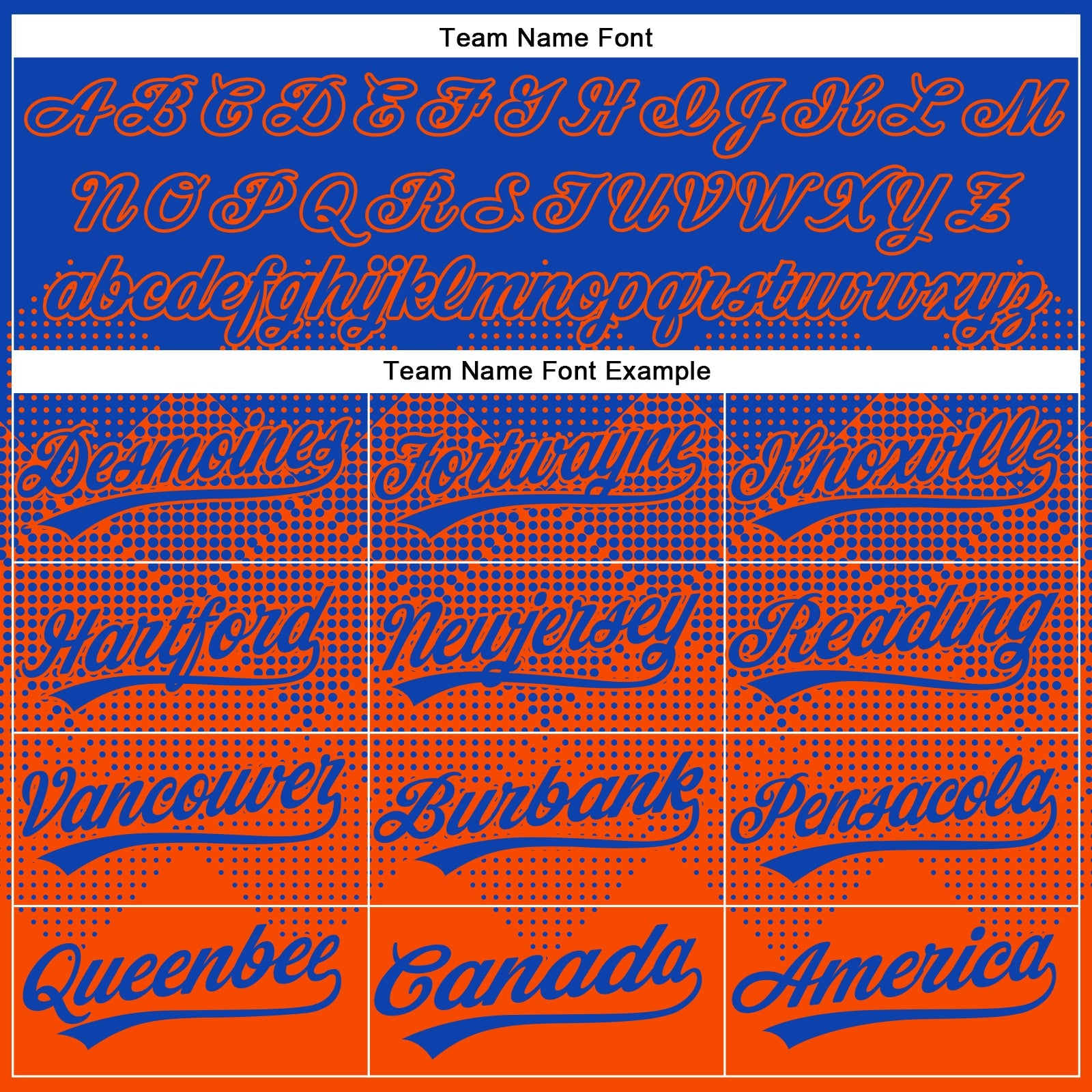 Custom Thunder Blue Orange 3D Gradient Square Shape Two-Button Unisex Softball Jersey view 4