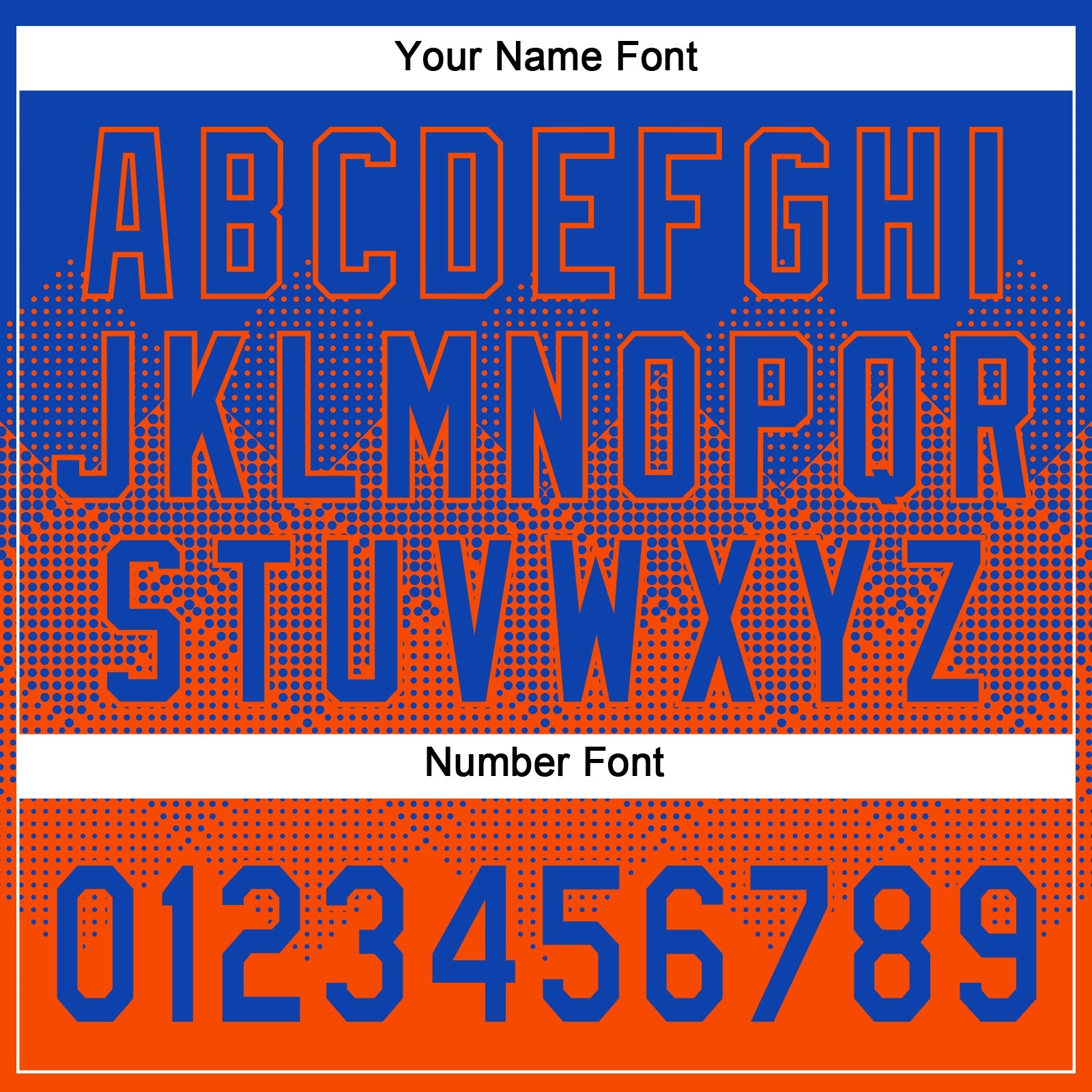 Custom Thunder Blue Orange 3D Gradient Square Shape Two-Button Unisex Softball Jersey view 5