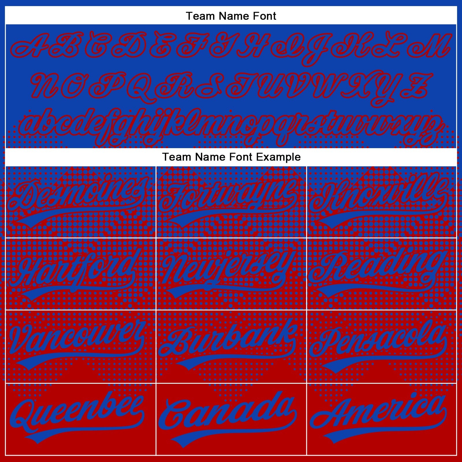 Custom Thunder Blue Red 3D Gradient Square Shape Two-Button Unisex Softball Jersey view 4