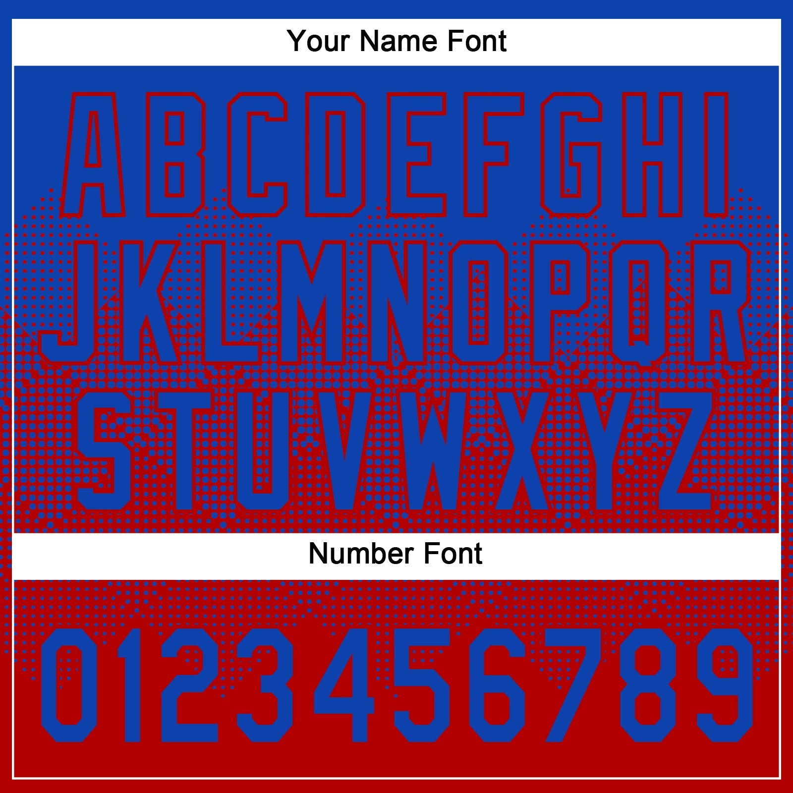 Custom Thunder Blue Red 3D Gradient Square Shape Two-Button Unisex Softball Jersey view 5