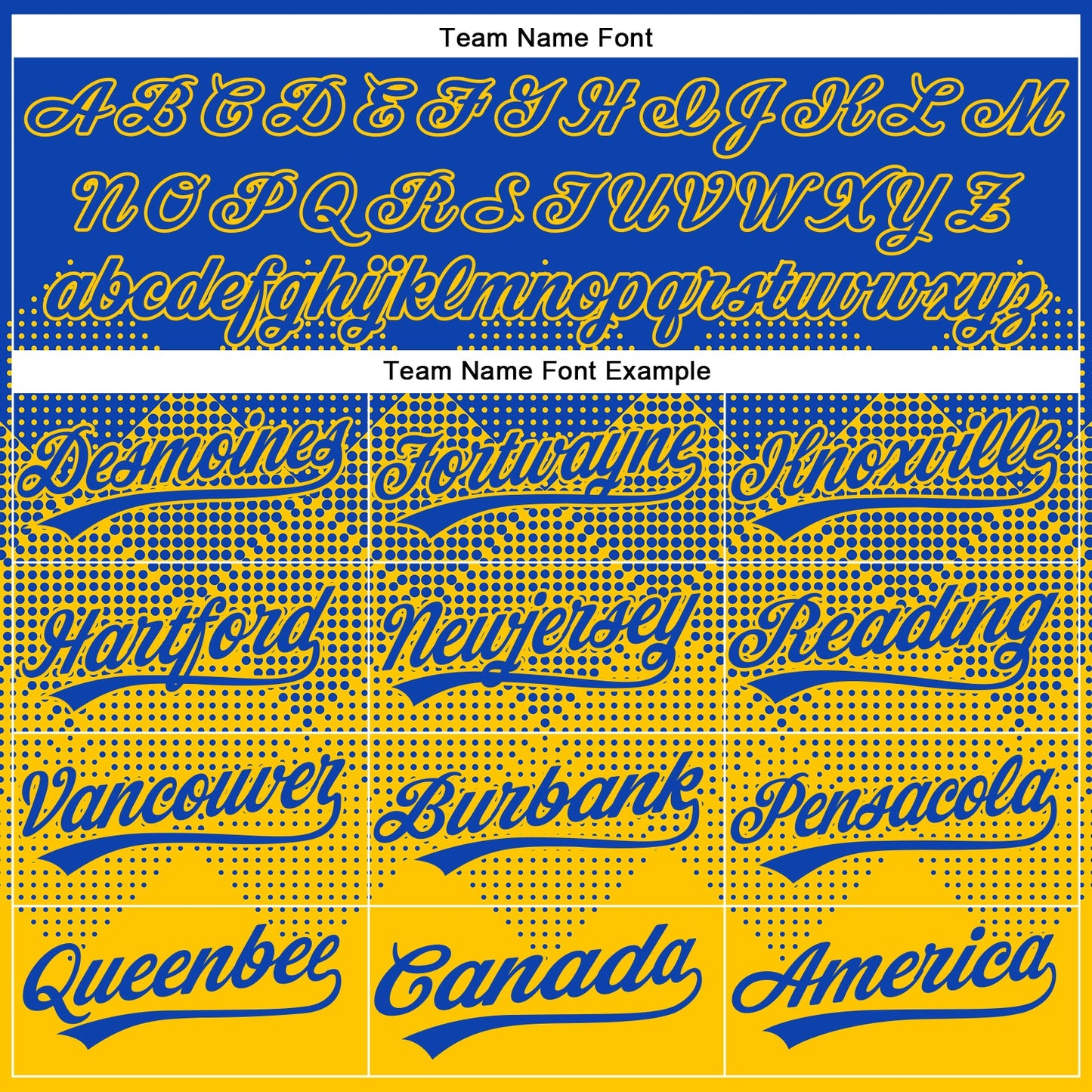 Custom Thunder Blue Yellow 3D Gradient Square Shape Two-Button Unisex Softball Jersey view 4