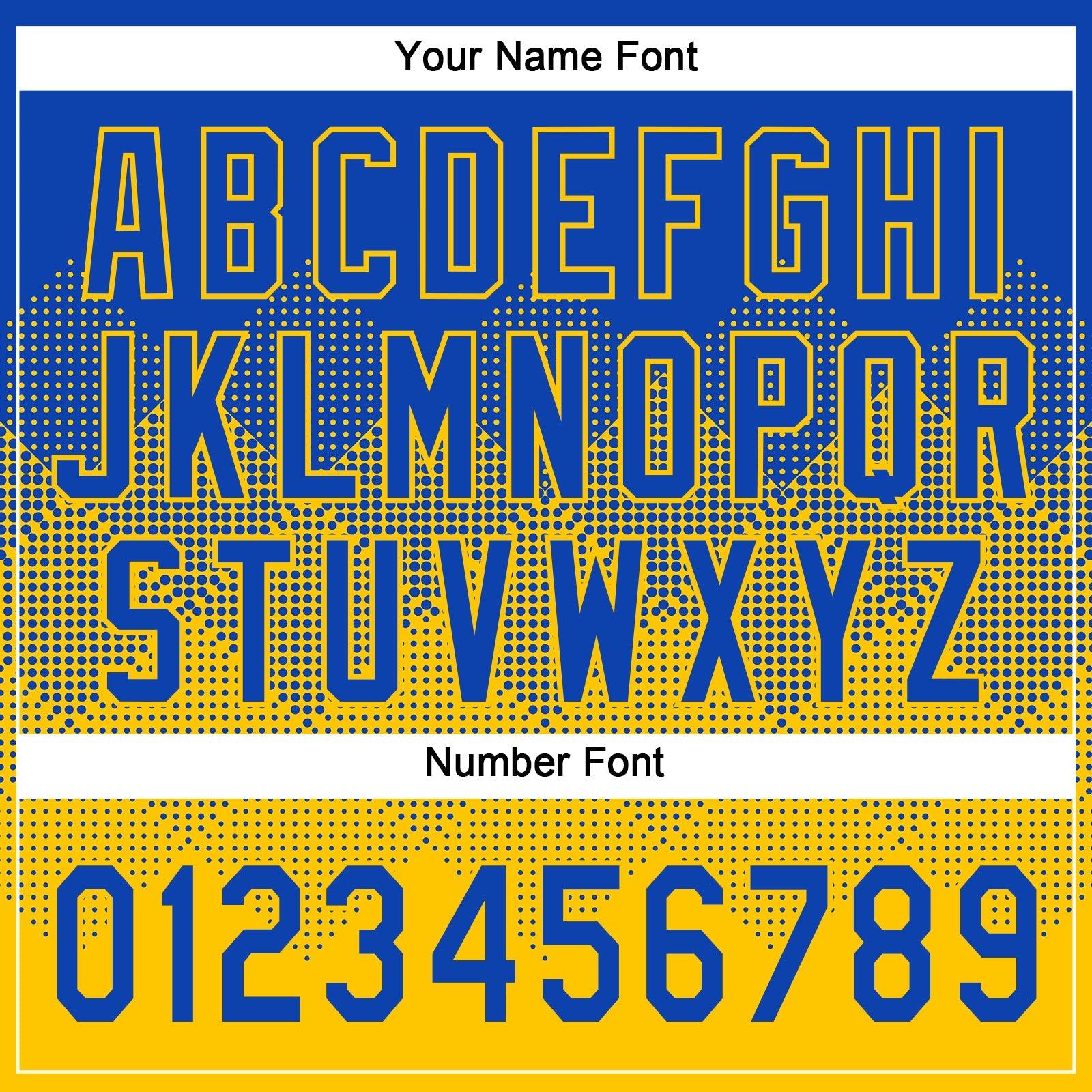 Custom Thunder Blue Yellow 3D Gradient Square Shape Two-Button Unisex Softball Jersey view 5