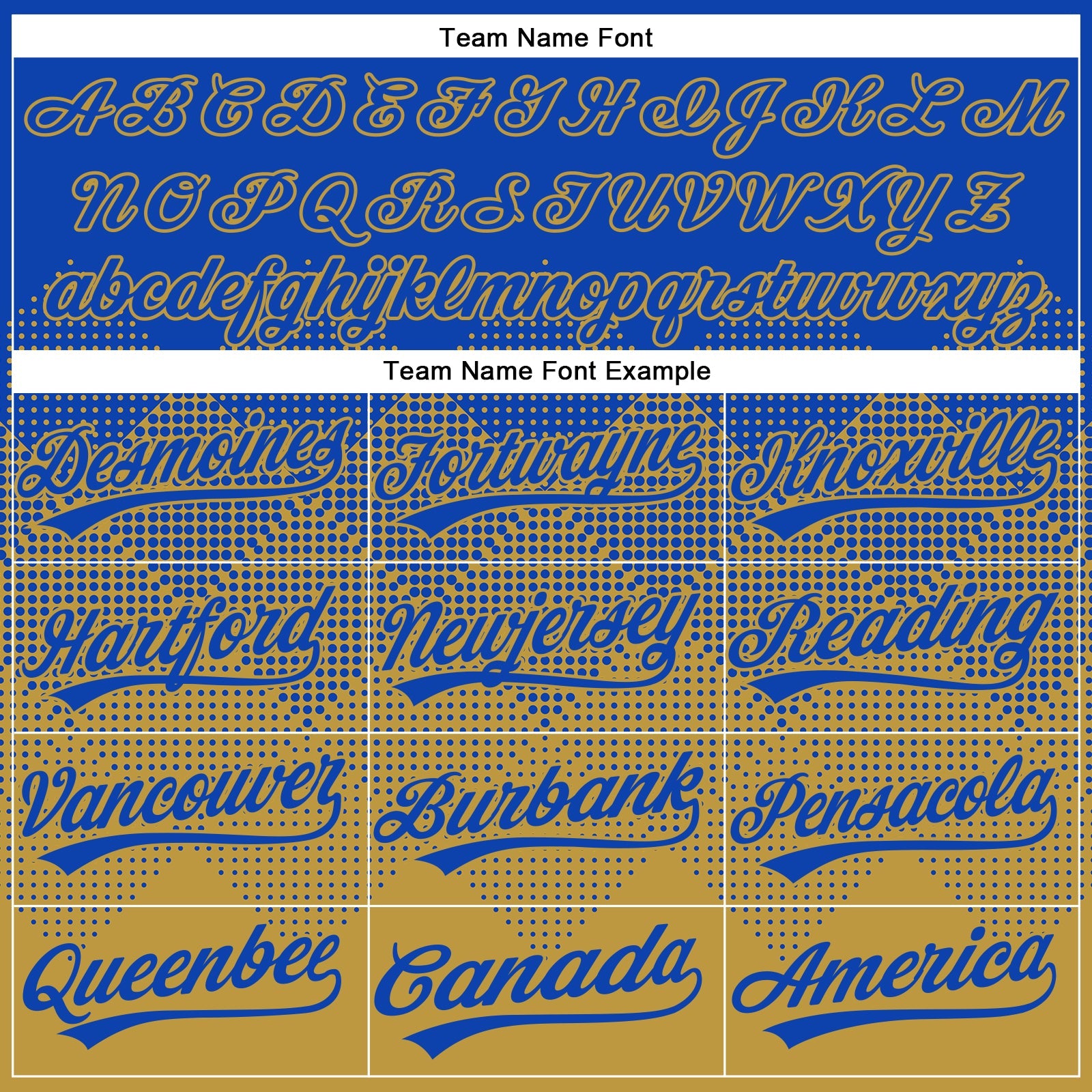Custom Thunder Blue Old Gold 3D Gradient Square Shape Two-Button Unisex Softball Jersey view 4