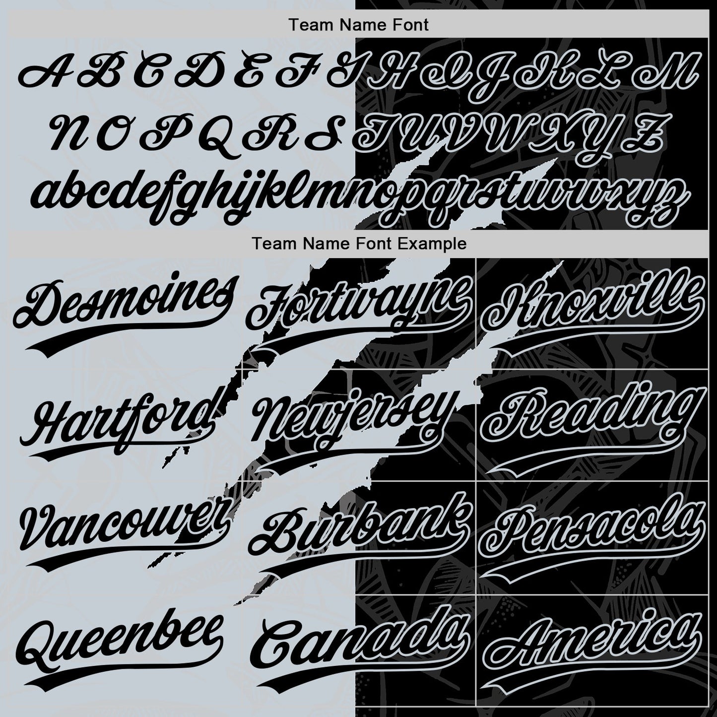 Custom Graffiti Pattern Black-Silver 3D Scratch Two-Button Unisex Softball Jersey view 4