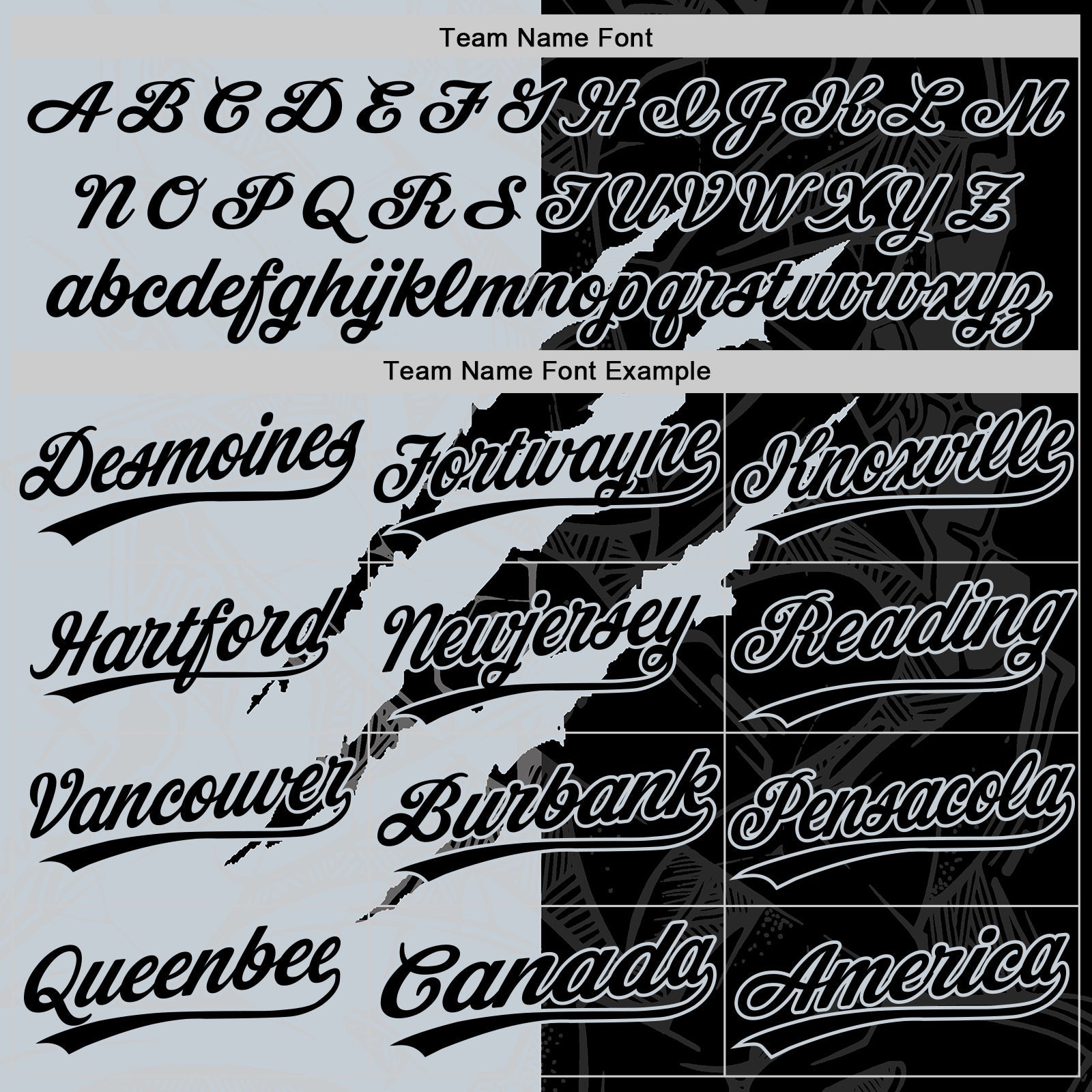 Custom Graffiti Pattern Black-Silver 3D Scratch Two-Button Unisex Softball Jersey view 4