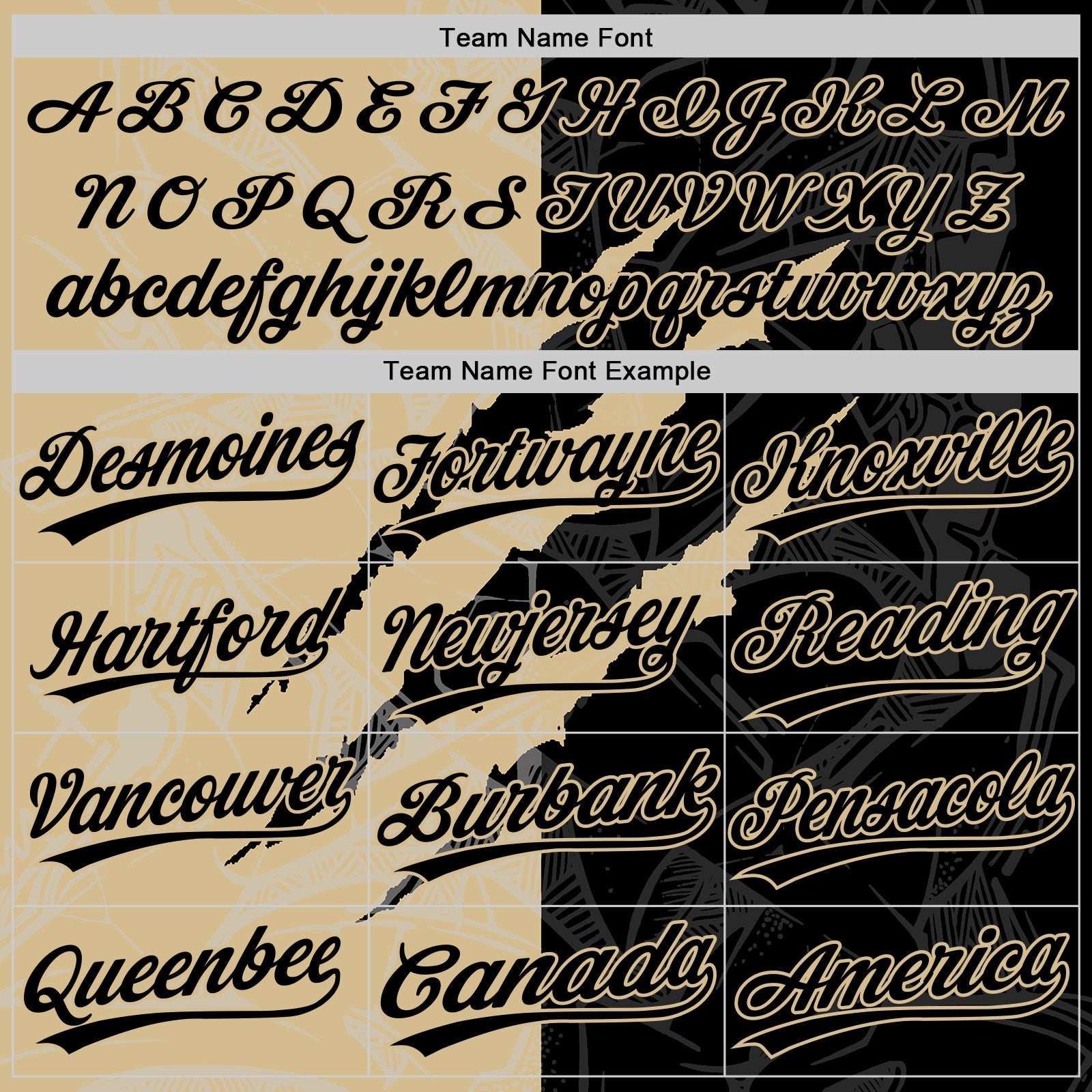 Custom Graffiti Pattern Black-Vegas Gold 3D Scratch Two-Button Unisex Softball Jersey view 4
