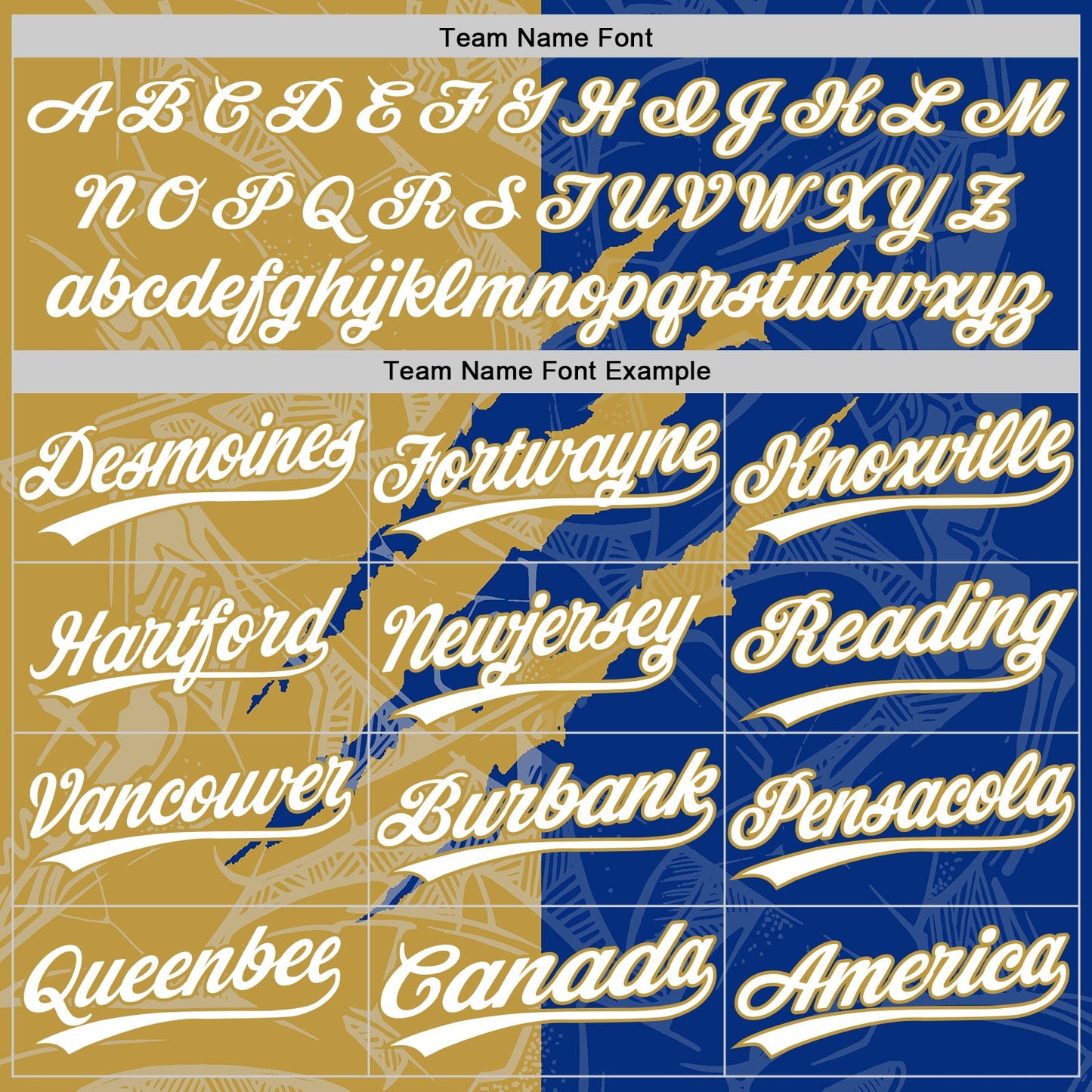 Custom Graffiti Pattern White Royal-Old Gold 3D Scratch Two-Button Unisex Softball Jersey view 4