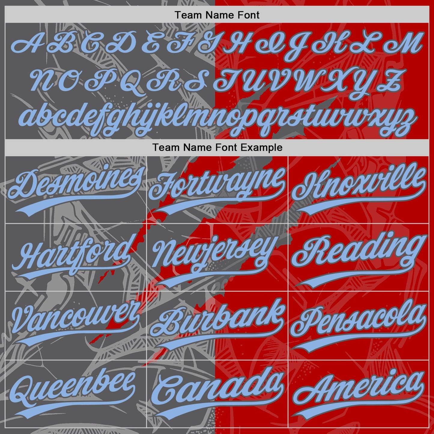 Custom Graffiti Pattern Light Blue Red-Steel Gray 3D Scratch Two-Button Unisex Softball Jersey view 4