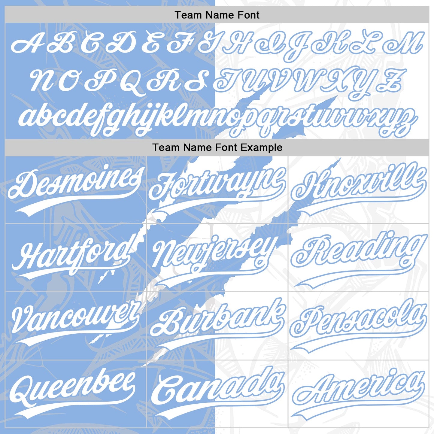 Custom Graffiti Pattern White-Light Blue 3D Scratch Two-Button Unisex Softball Jersey view 4