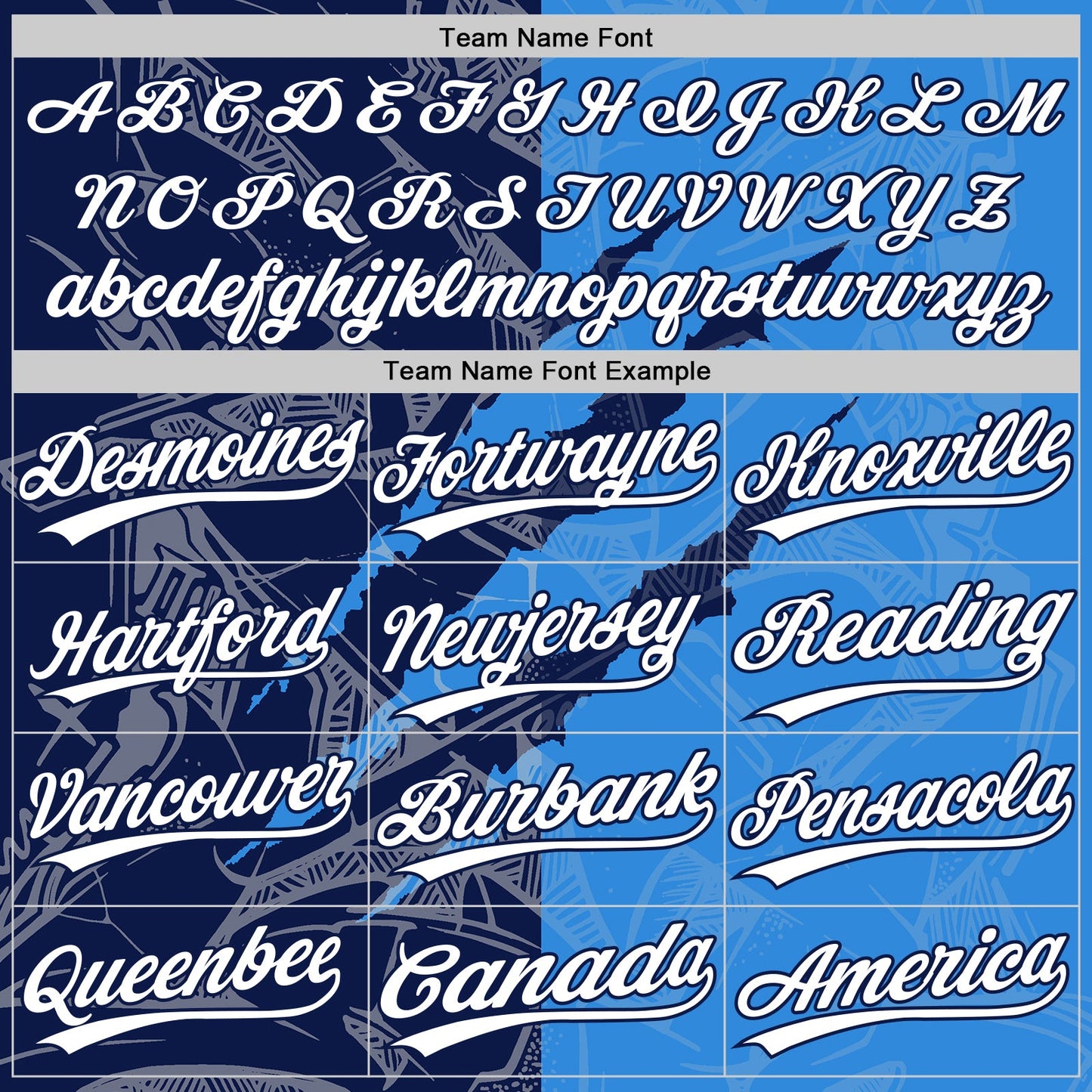Custom Graffiti Pattern White Electric Blue-Navy 3D Scratch Two-Button Unisex Softball Jersey view 4