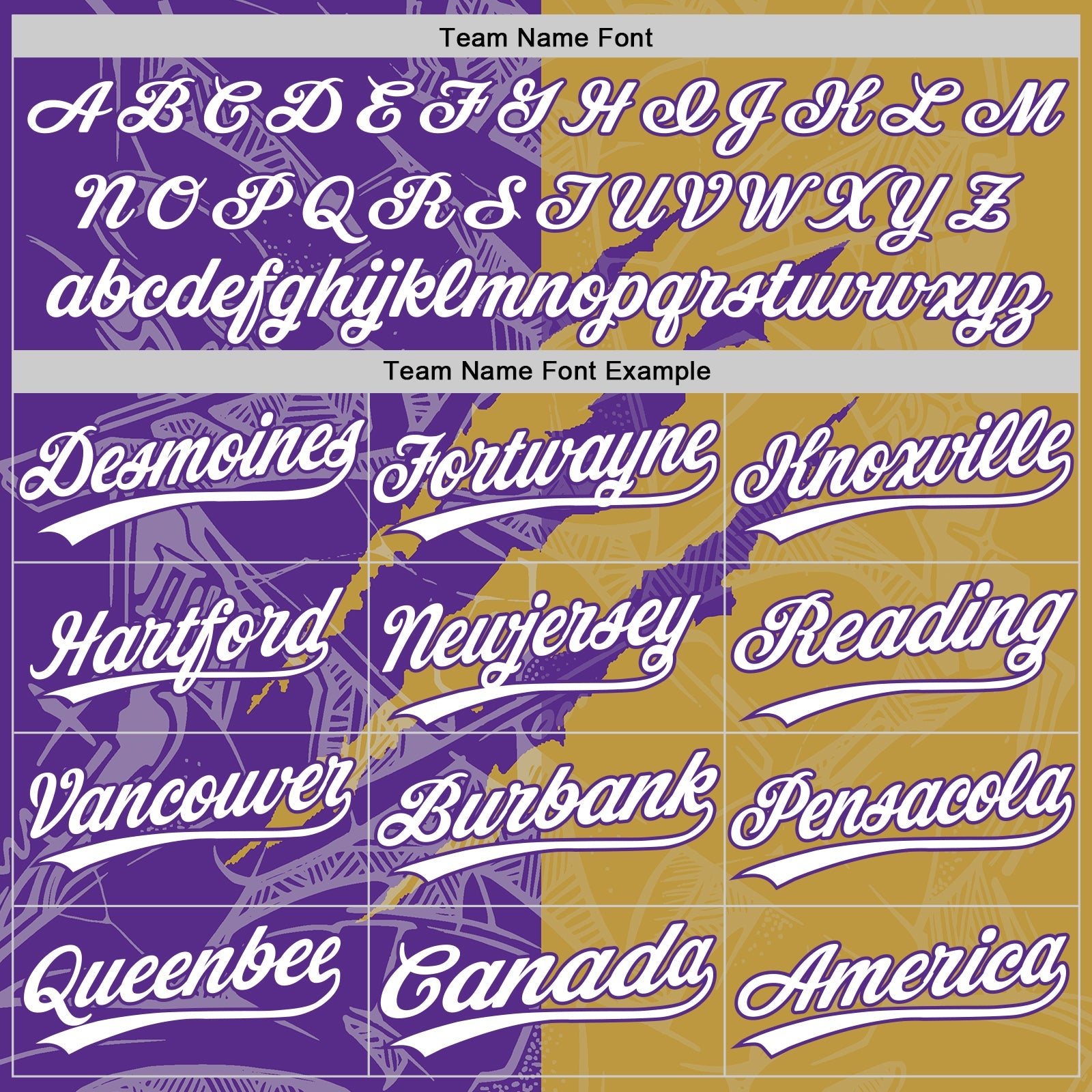 Custom Graffiti Pattern White Old Gold-Purple 3D Scratch Two-Button Unisex Softball Jersey view 4