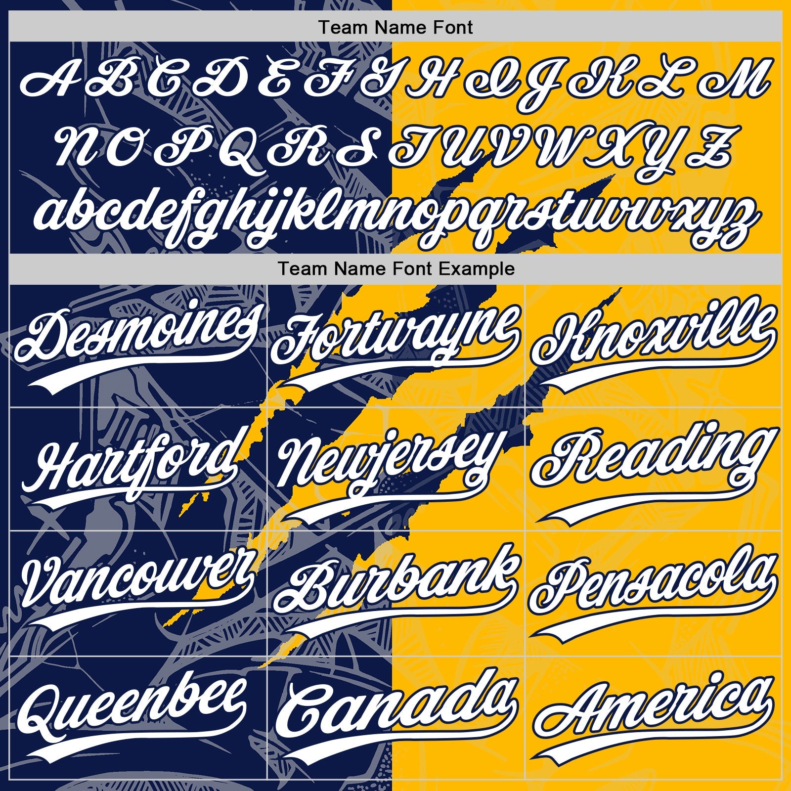 Custom Graffiti Pattern White Gold-Navy 3D Scratch Two-Button Unisex Softball Jersey view 4