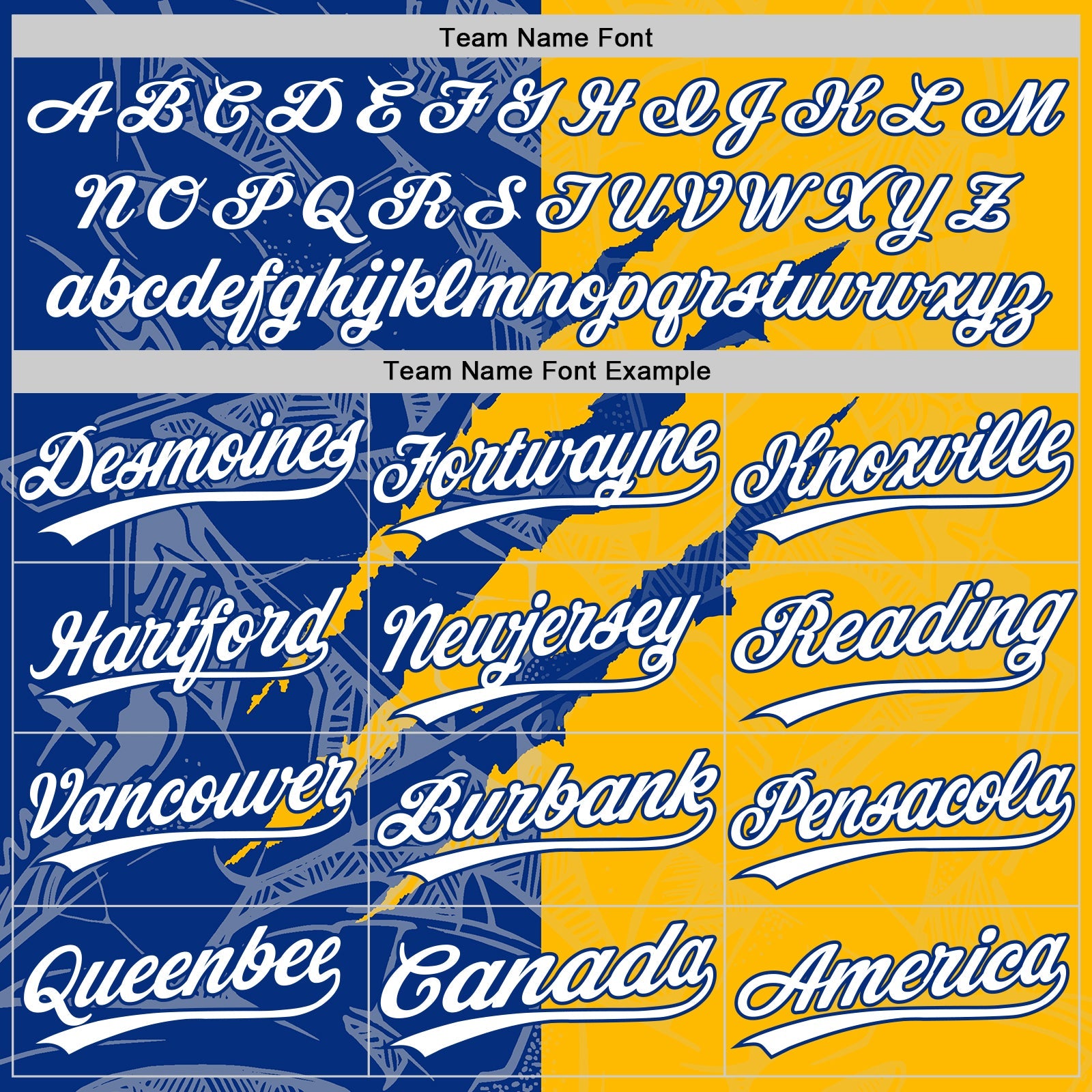 Custom Graffiti Pattern White Gold-Royal 3D Scratch Two-Button Unisex Softball Jersey view 4