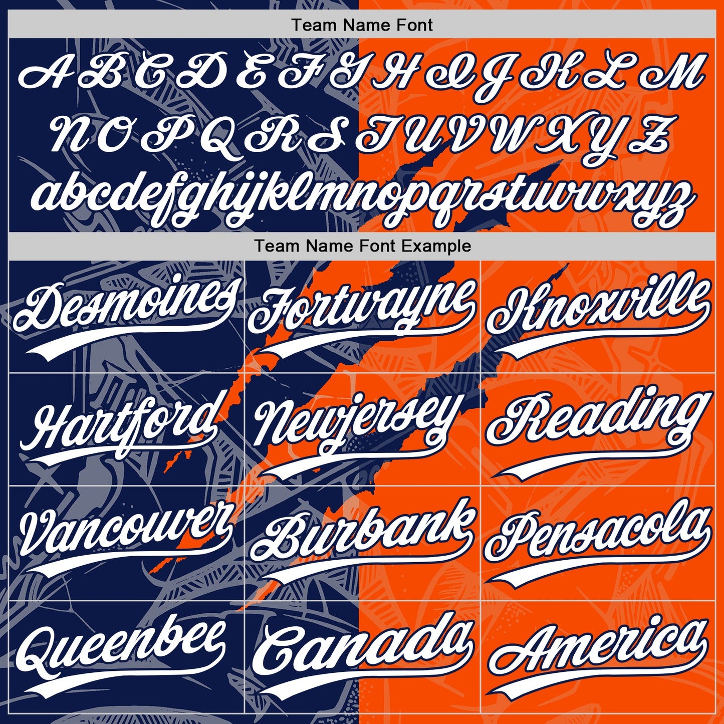 Custom Graffiti Pattern White Orange-Navy 3D Scratch Two-Button Unisex Softball Jersey view 4