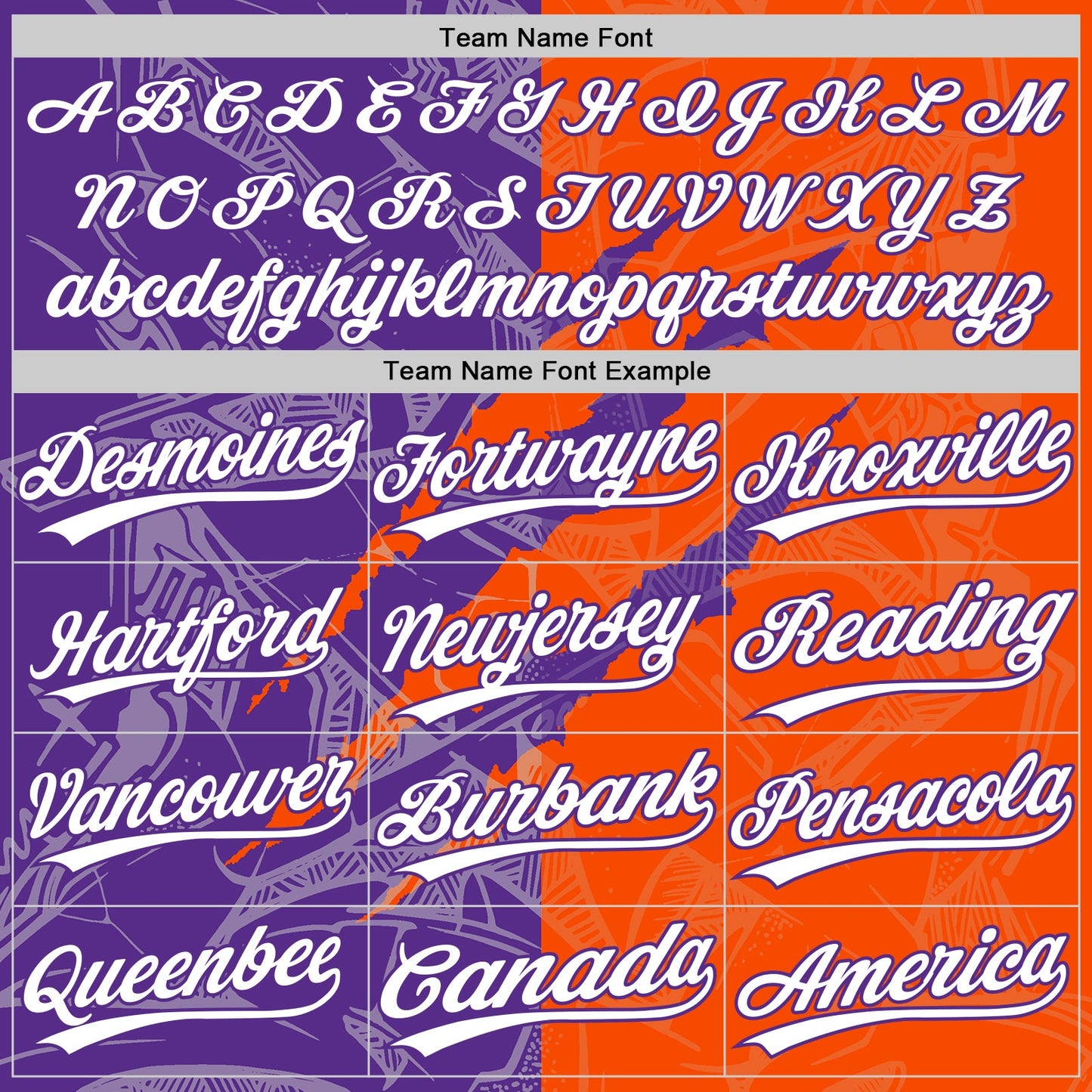 Custom Graffiti Pattern White Orange-Purple 3D Scratch Two-Button Unisex Softball Jersey view 4