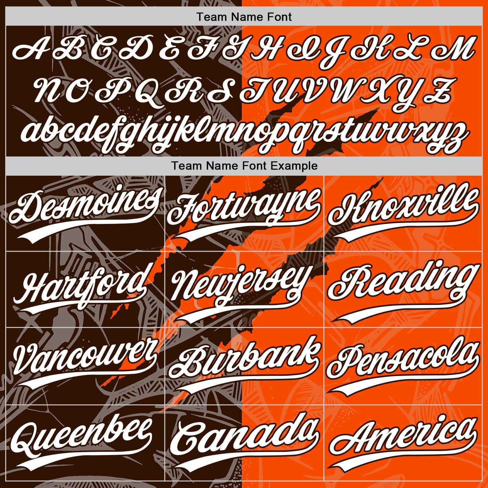 Custom Graffiti Pattern White Orange-Brown 3D Scratch Two-Button Unisex Softball Jersey view 4