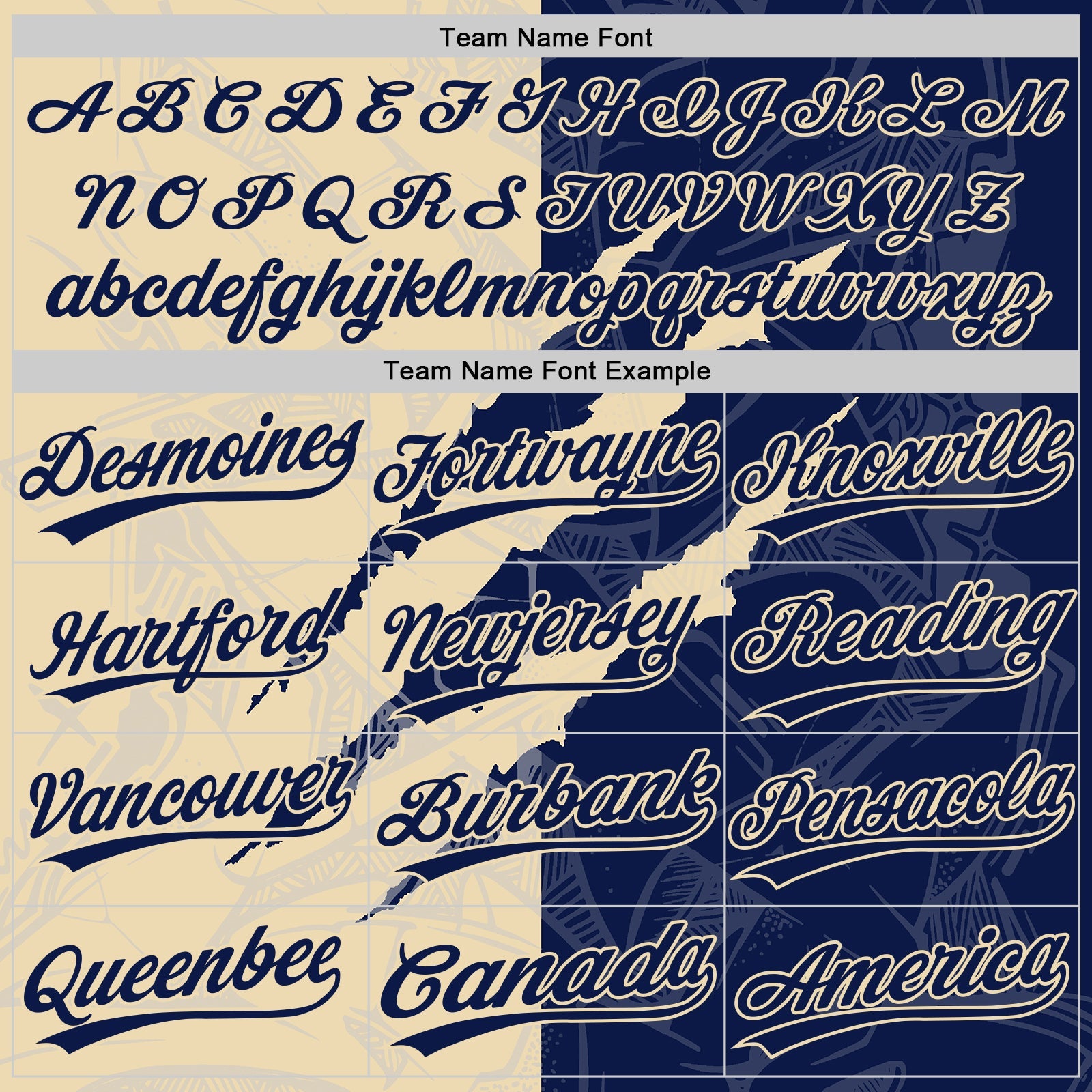 Custom Graffiti Pattern Navy-Cream 3D Scratch Two-Button Unisex Softball Jersey view 4