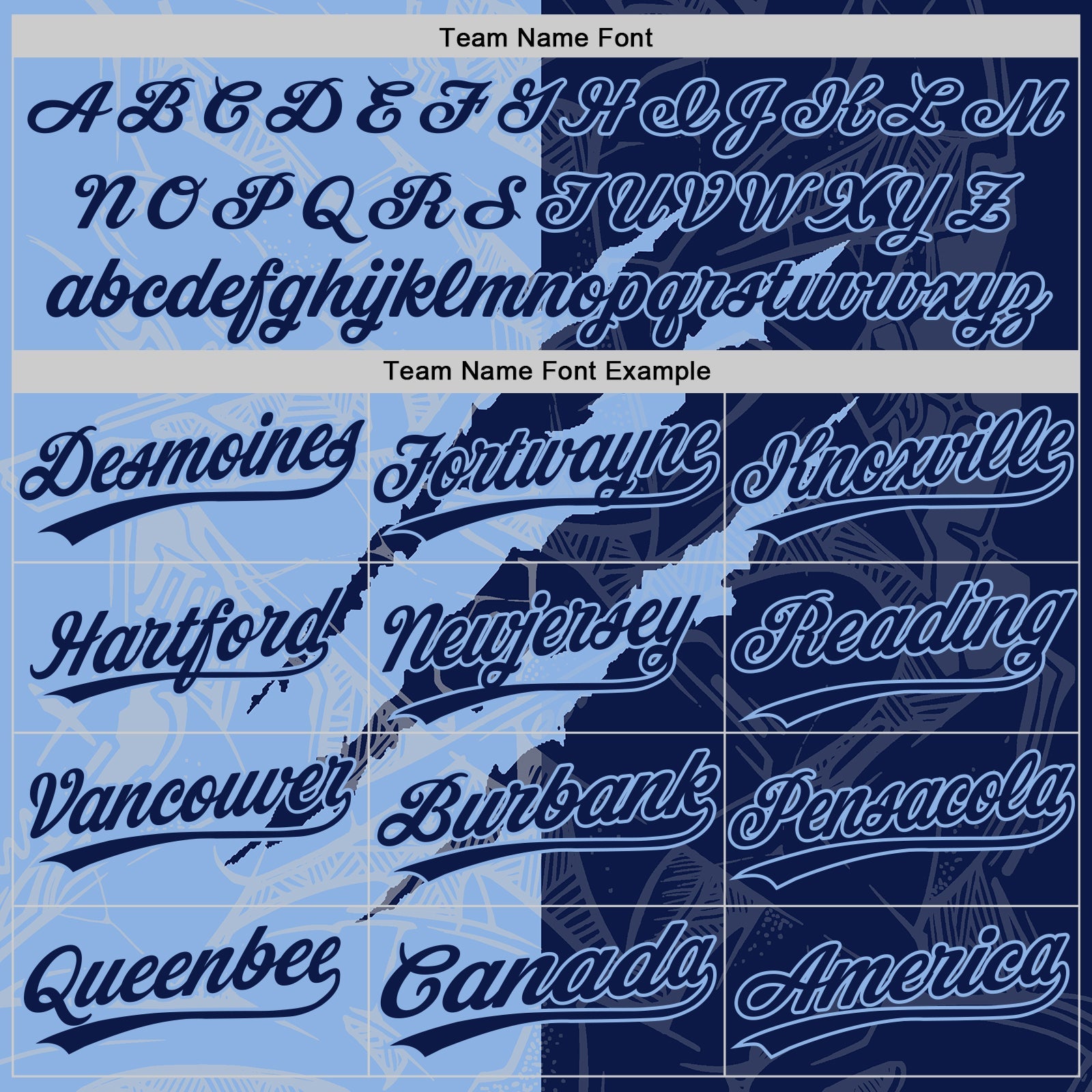 Custom Graffiti Pattern Navy-Light Blue 3D Scratch Two-Button Unisex Softball Jersey view 4