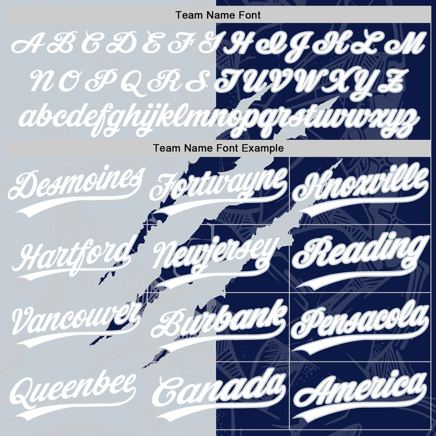 Custom Graffiti Pattern White Navy-Silver 3D Scratch Two-Button Unisex Softball Jersey view 4