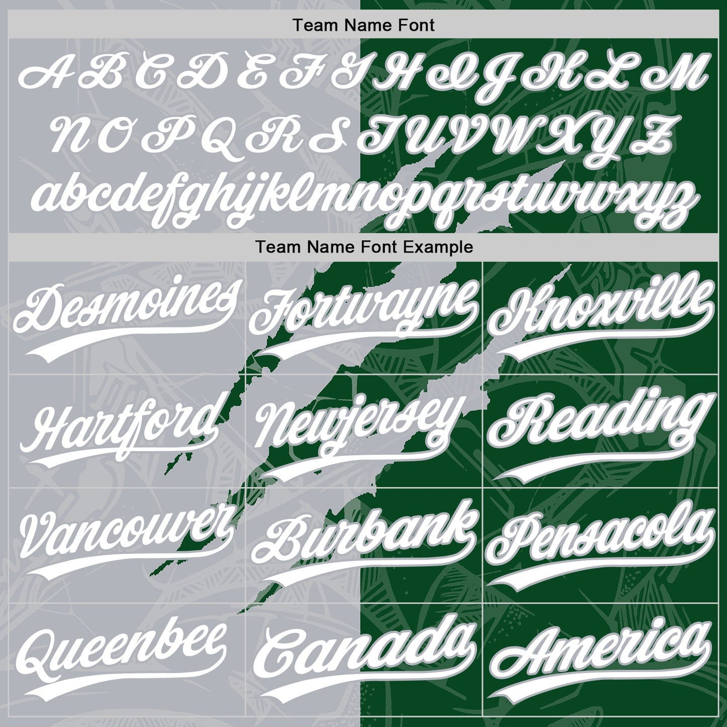 Custom Graffiti Pattern White Green-Gray 3D Scratch Two-Button Unisex Softball Jersey view 4