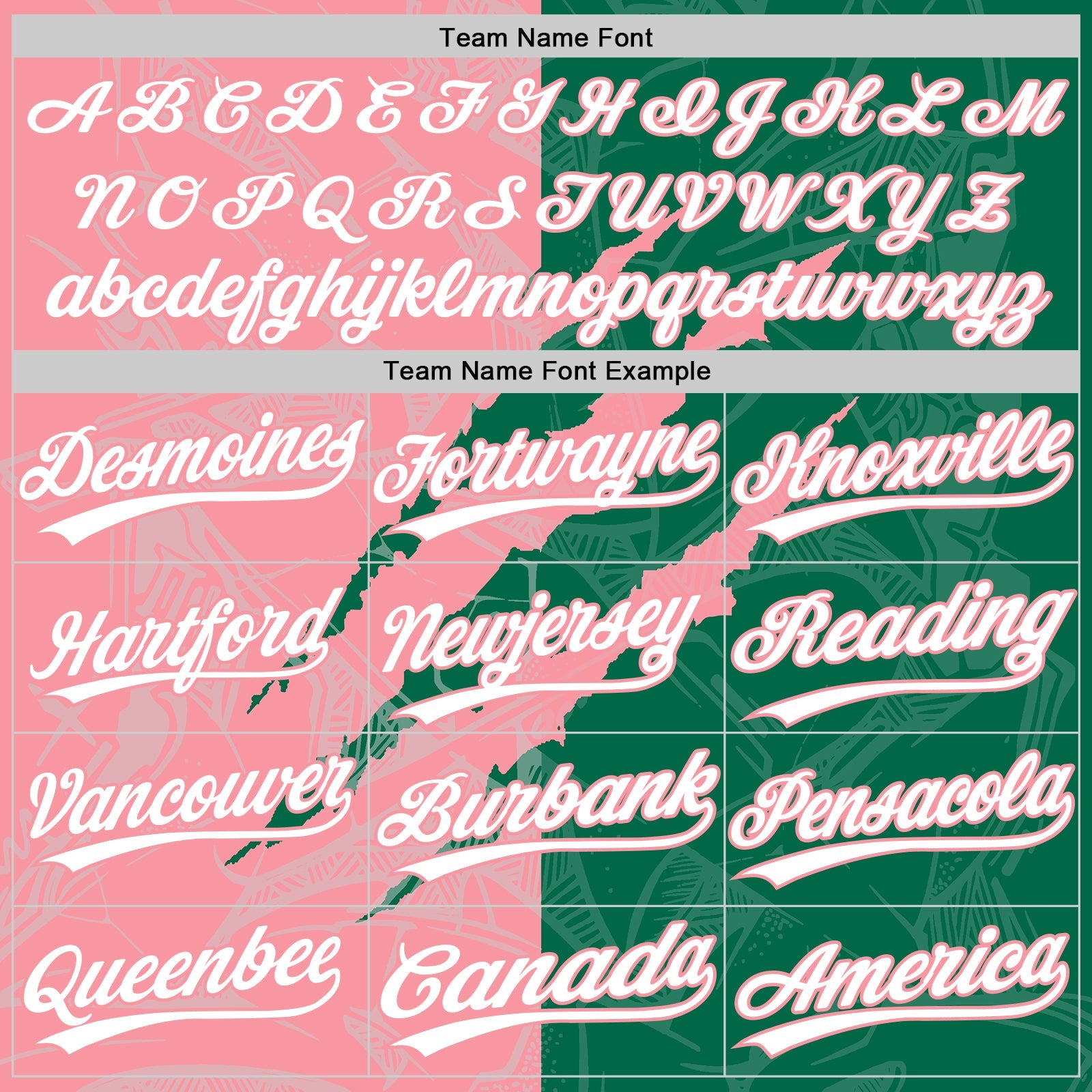 Custom Graffiti Pattern White Kelly Green-Medium Pink 3D Scratch Two-Button Unisex Softball Jersey view 4
