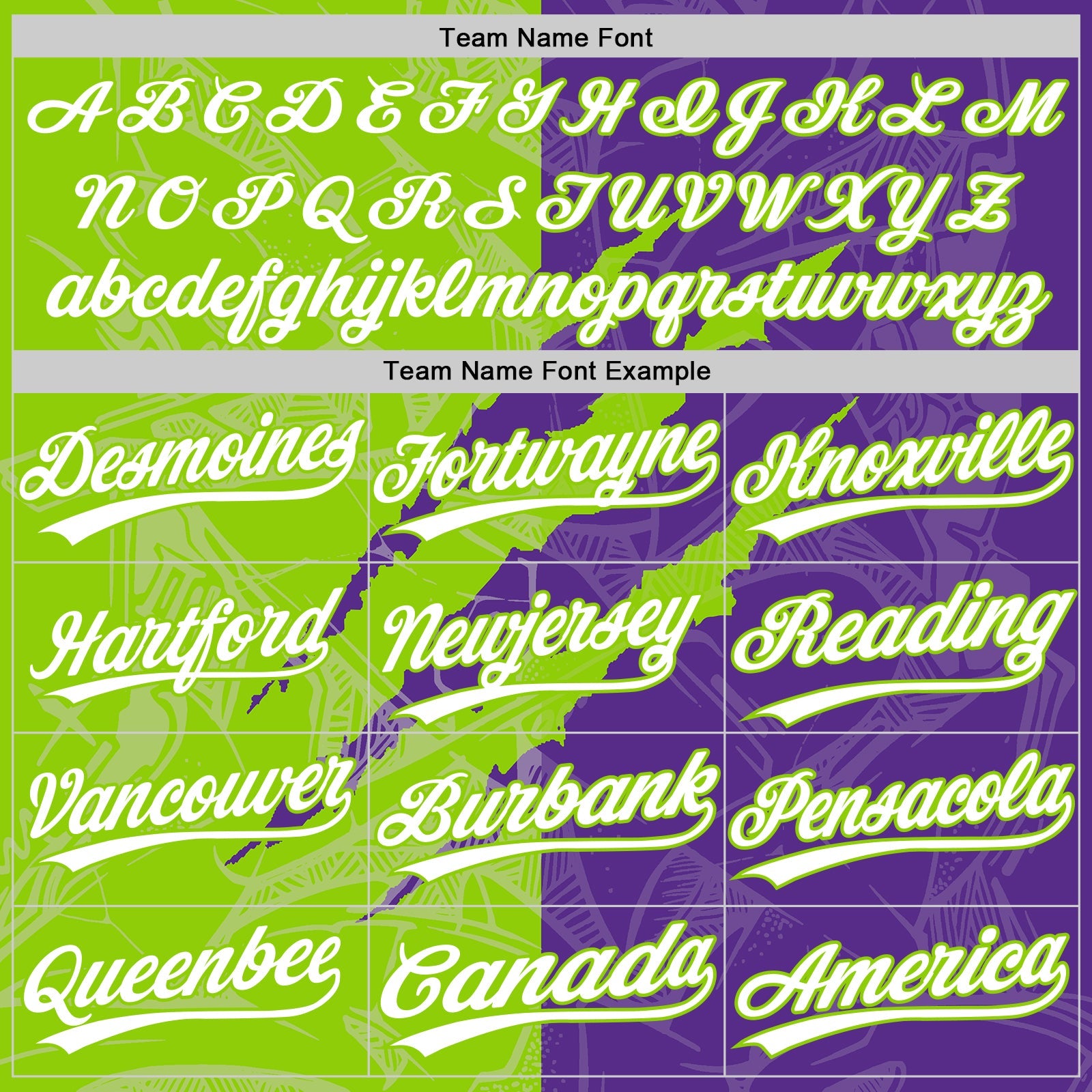 Custom Graffiti Pattern White Purple-Neon Green 3D Scratch Two-Button Unisex Softball Jersey view 4
