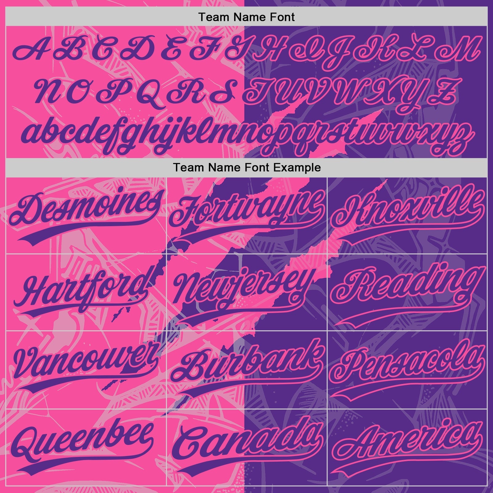 Custom Graffiti Pattern Purple-Pink 3D Scratch Two-Button Unisex Softball Jersey view 4