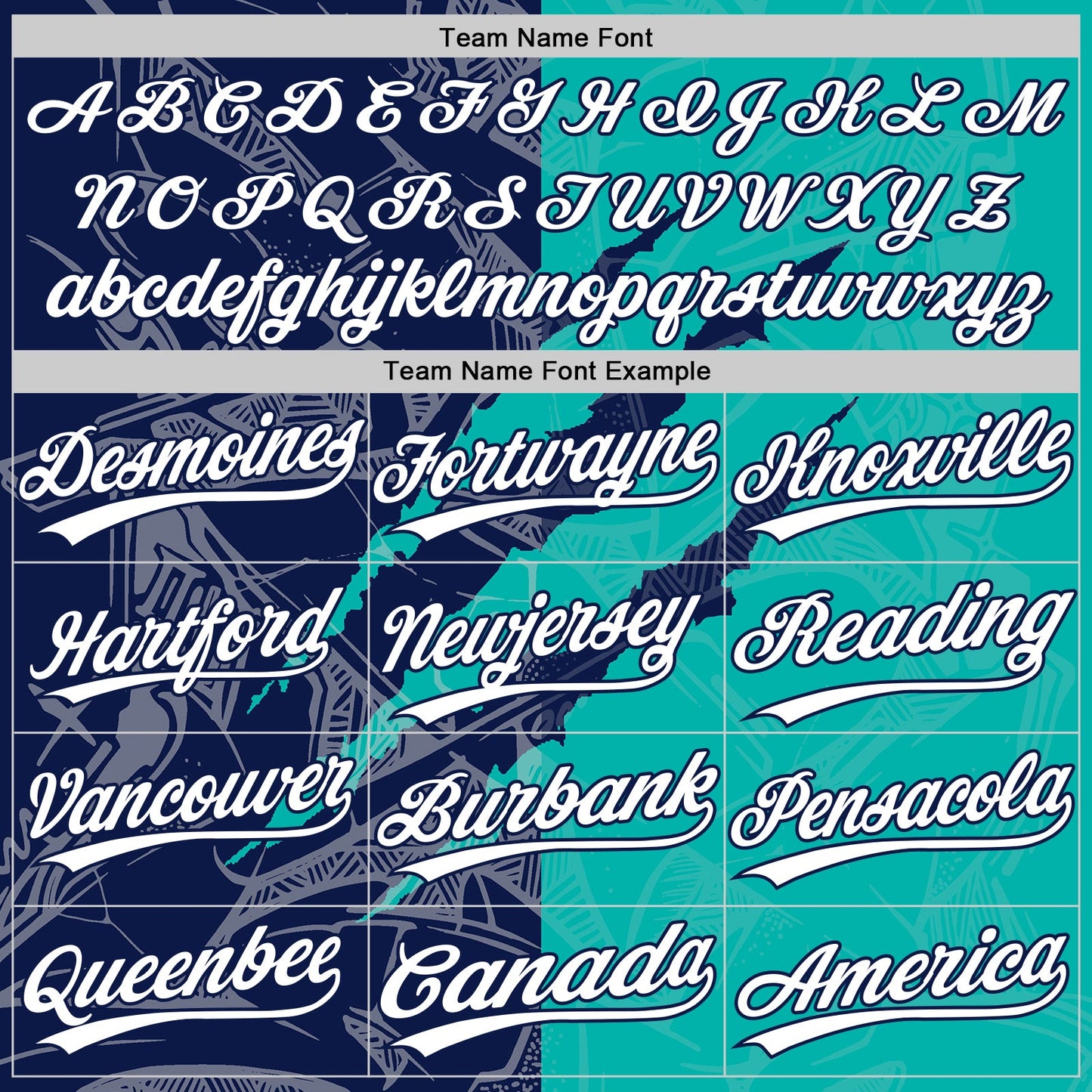 Custom Graffiti Pattern White Aqua-Navy 3D Scratch Two-Button Unisex Softball Jersey view 4