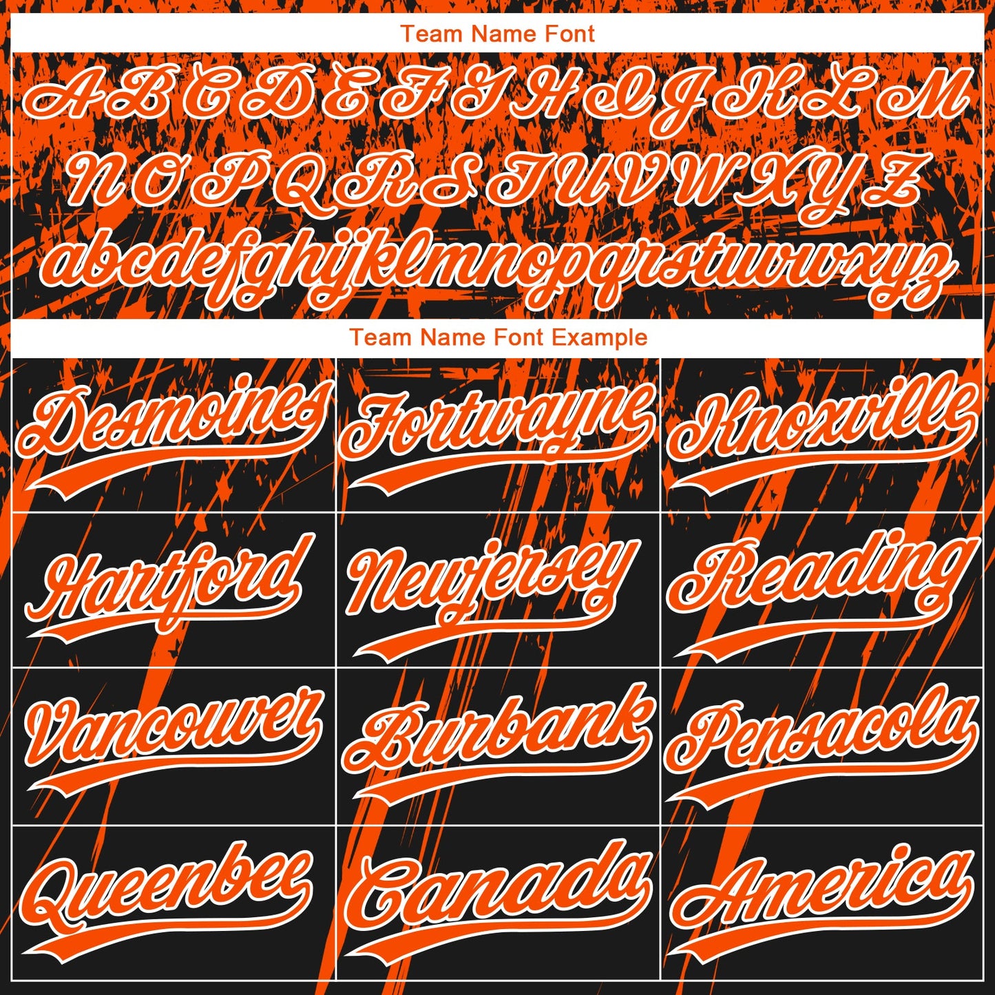 Custom Black Orange-White Distressed Scratch Brush Stroke Star Raglan Sleeves Two-Button Unisex Softball Jersey view 4