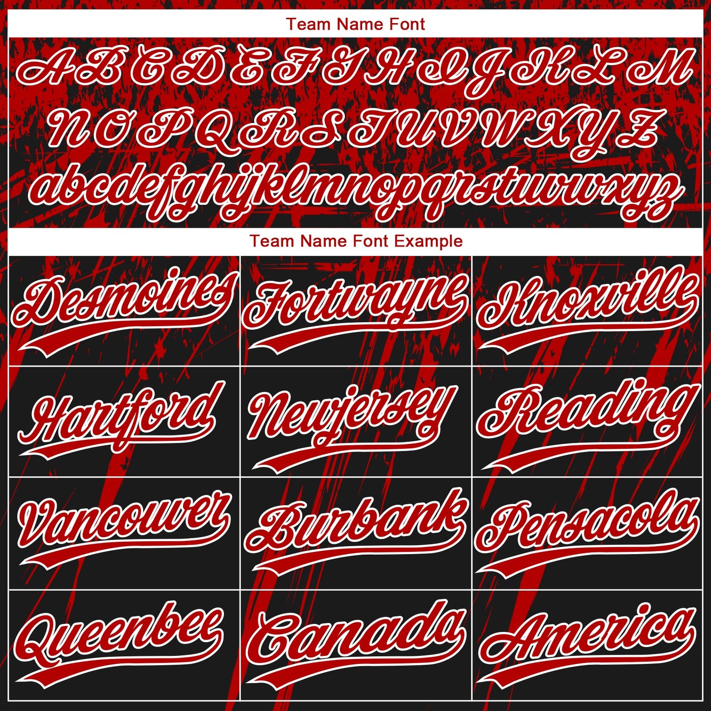 Custom Black Red-White Distressed Scratch Brush Stroke Star Raglan Sleeves Two-Button Unisex Softball Jersey view 4