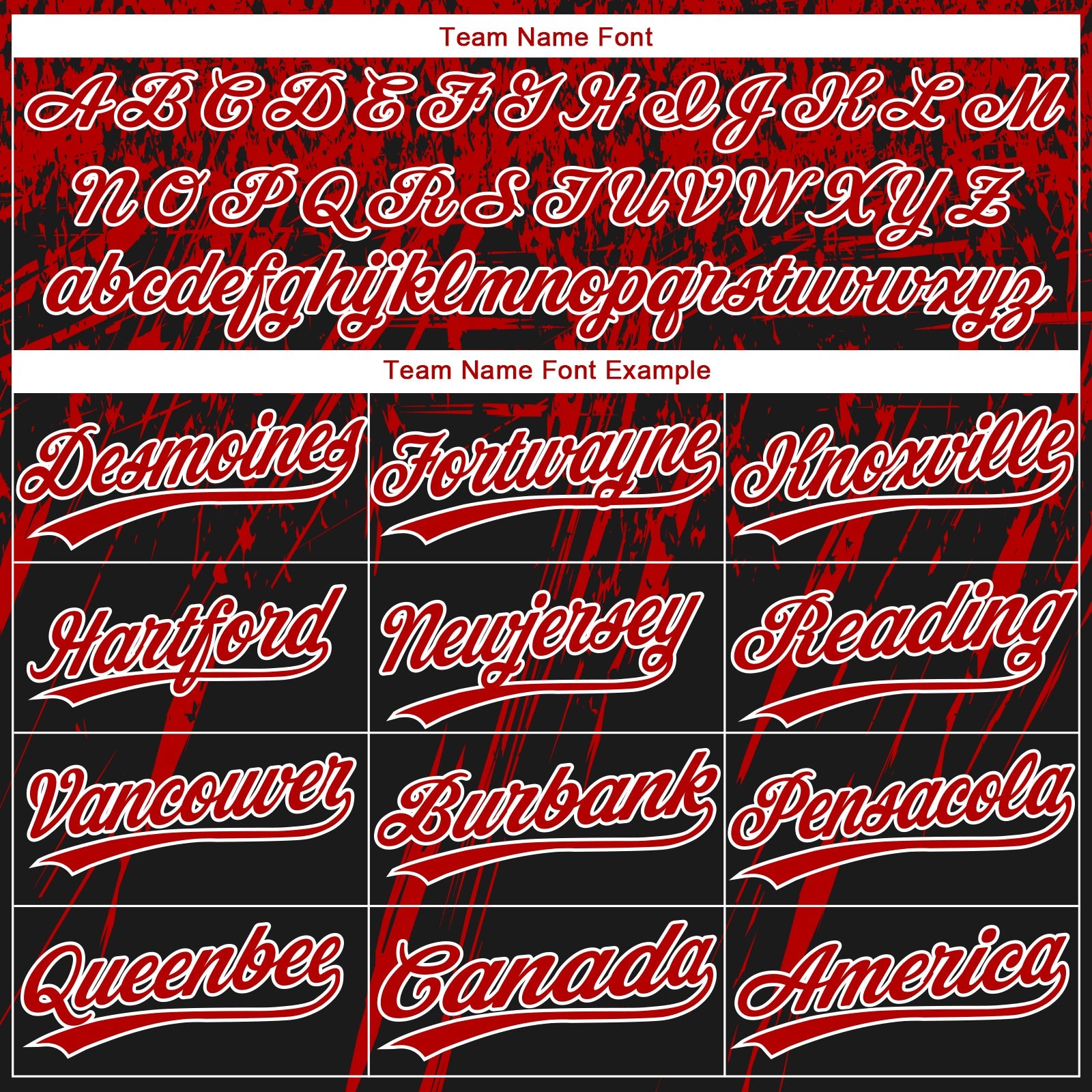 Custom Black Red-White Distressed Scratch Brush Stroke Star Raglan Sleeves Two-Button Unisex Softball Jersey view 4