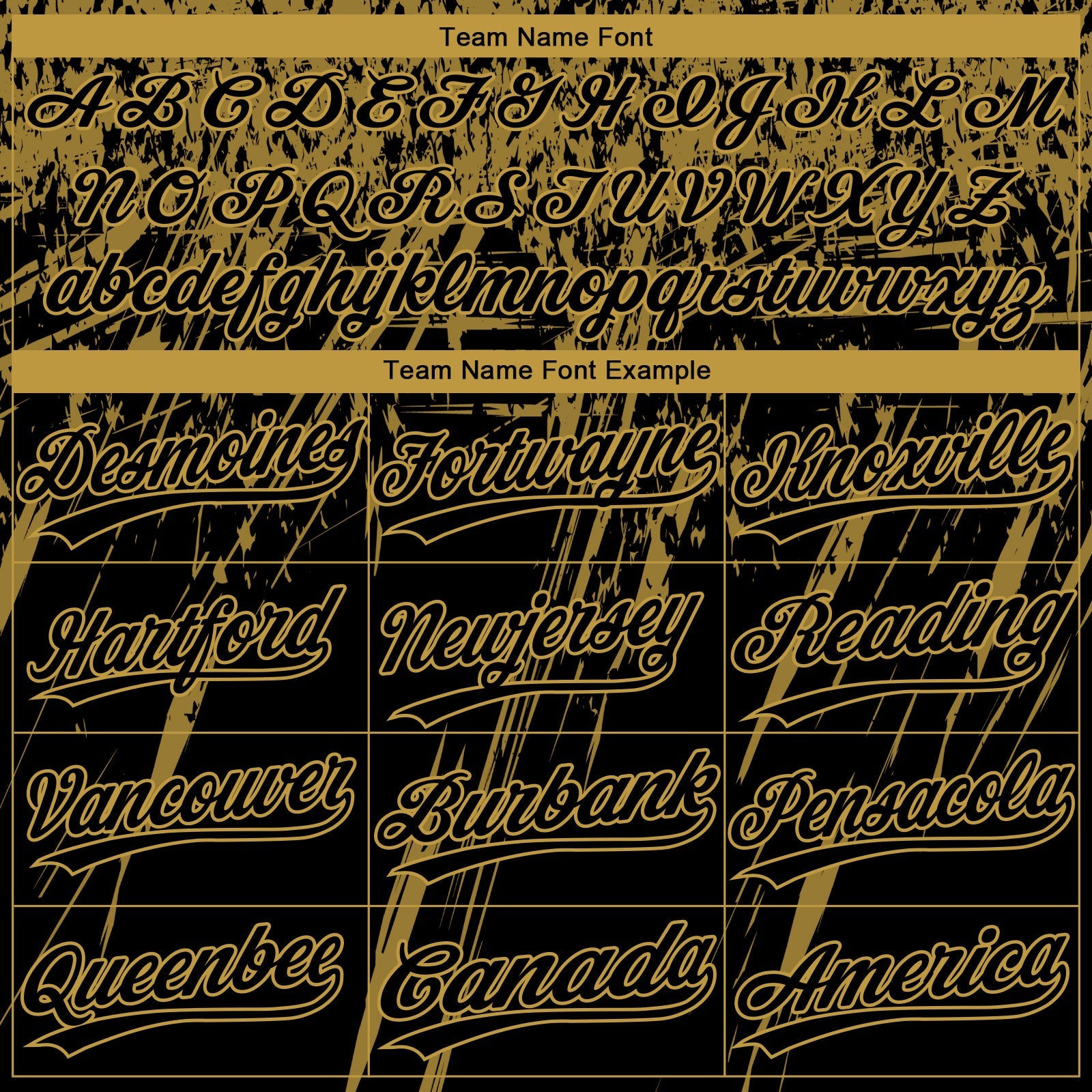 Custom Black Old Gold Distressed Scratch Brush Stroke Star Raglan Sleeves Two-Button Unisex Softball Jersey view 4