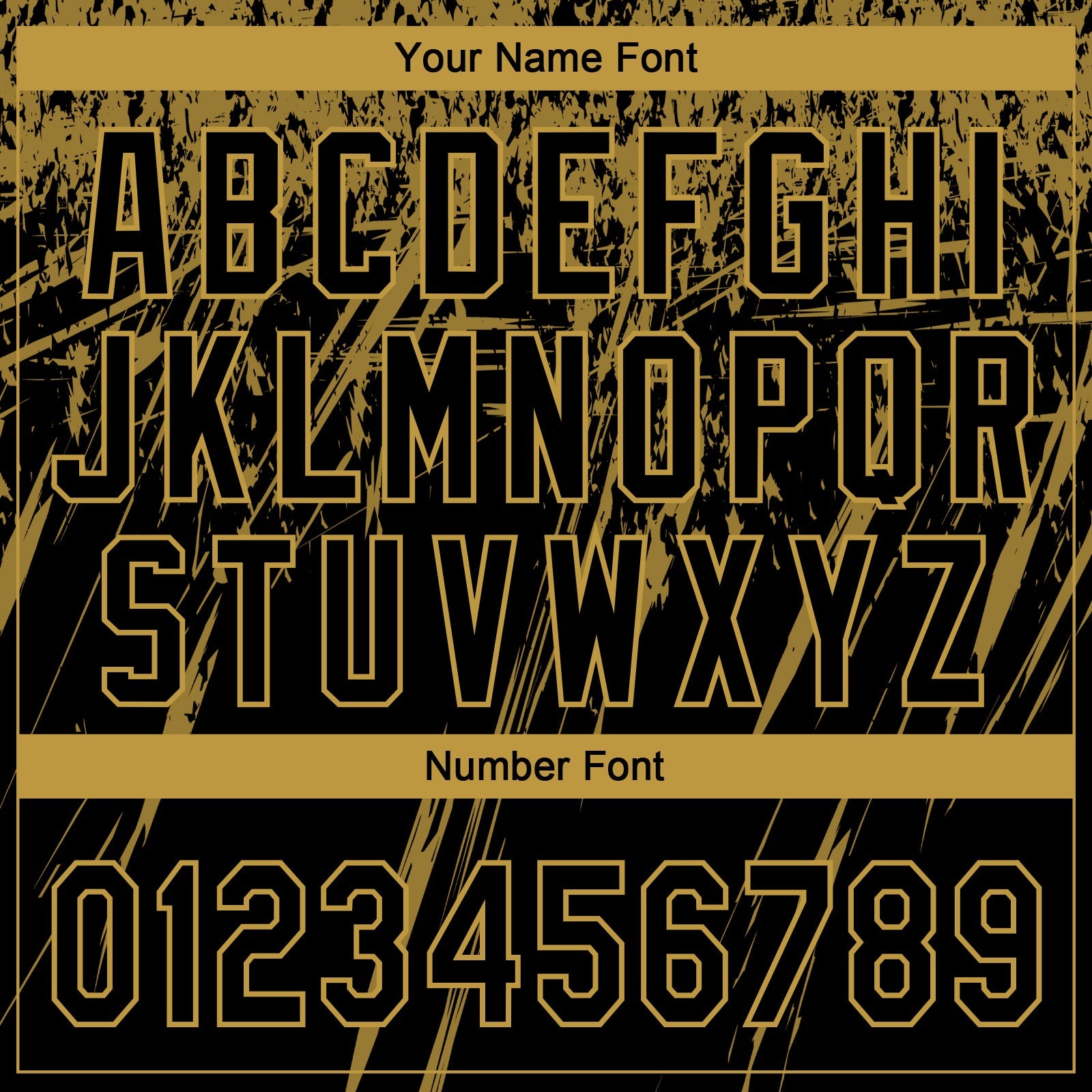Custom Black Old Gold Distressed Scratch Brush Stroke Star Raglan Sleeves Two-Button Unisex Softball Jersey view 5