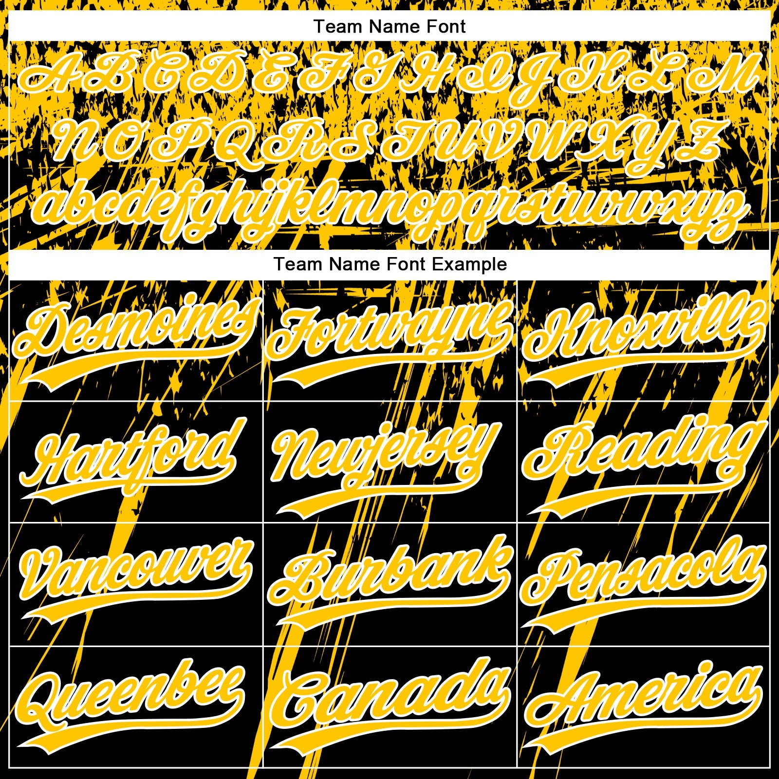 Custom Black Yellow-White Distressed Scratch Brush Stroke Star Raglan Sleeves Two-Button Unisex Softball Jersey view 4
