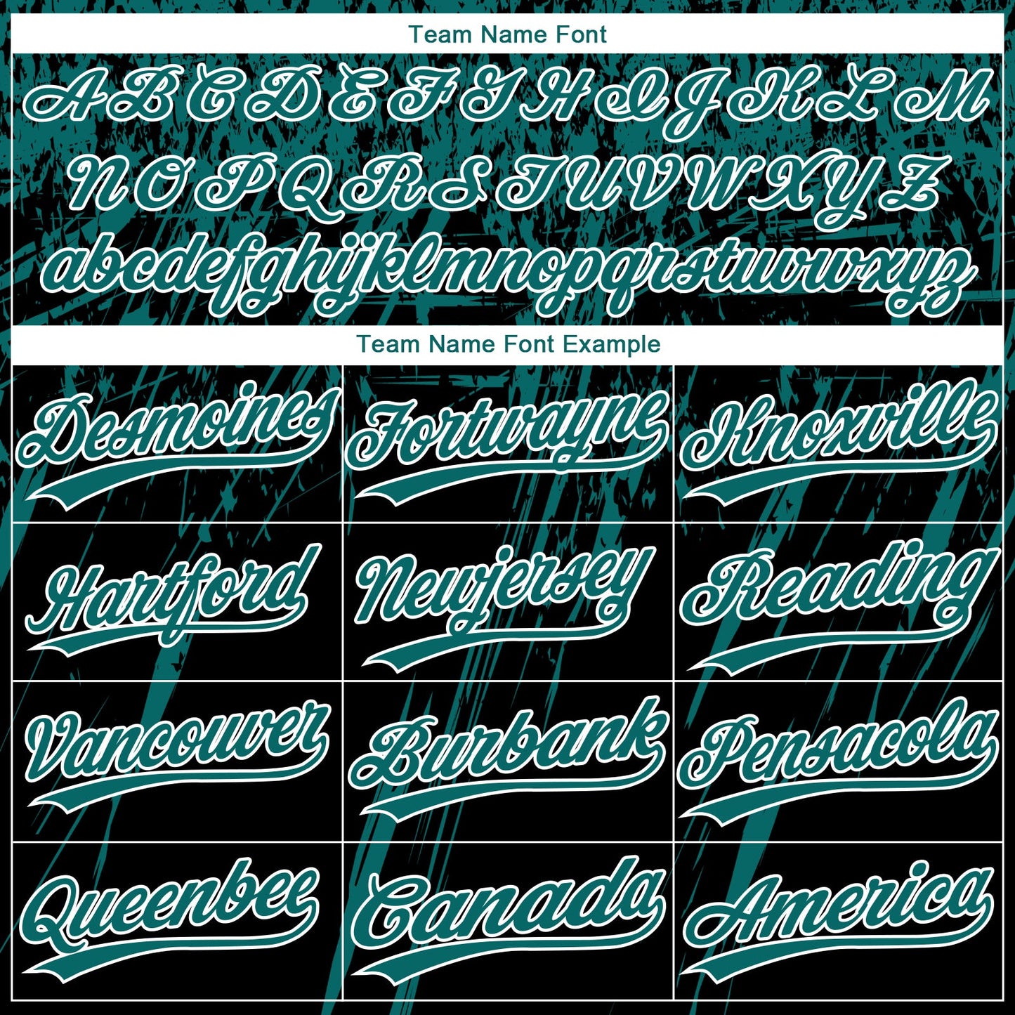 Custom Black Teal-White Distressed Scratch Brush Stroke Star Raglan Sleeves Two-Button Unisex Softball Jersey view 4