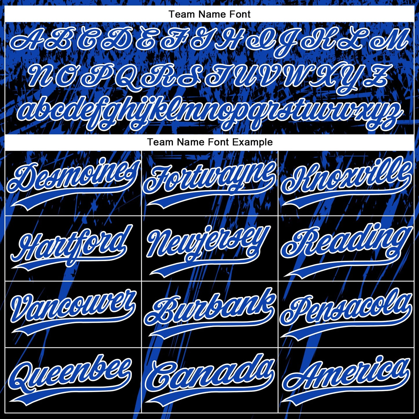 Custom Black Thunder Blue-White Distressed Scratch Brush Stroke Star Raglan Sleeves Two-Button Unisex Softball Jersey view 4
