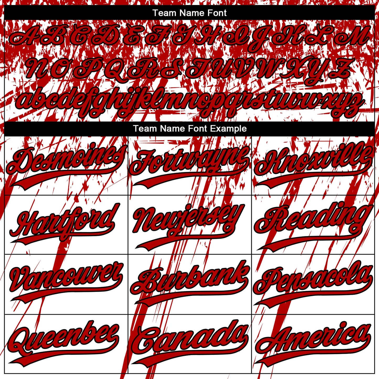 Custom White Red-Black Distressed Scratch Brush Stroke Star Raglan Sleeves Two-Button Unisex Softball Jersey view 4