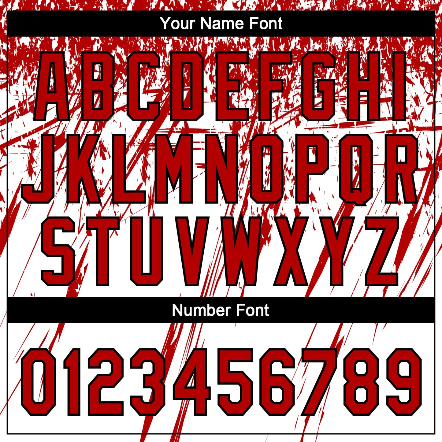 Custom White Red-Black Distressed Scratch Brush Stroke Star Raglan Sleeves Two-Button Unisex Softball Jersey view 5