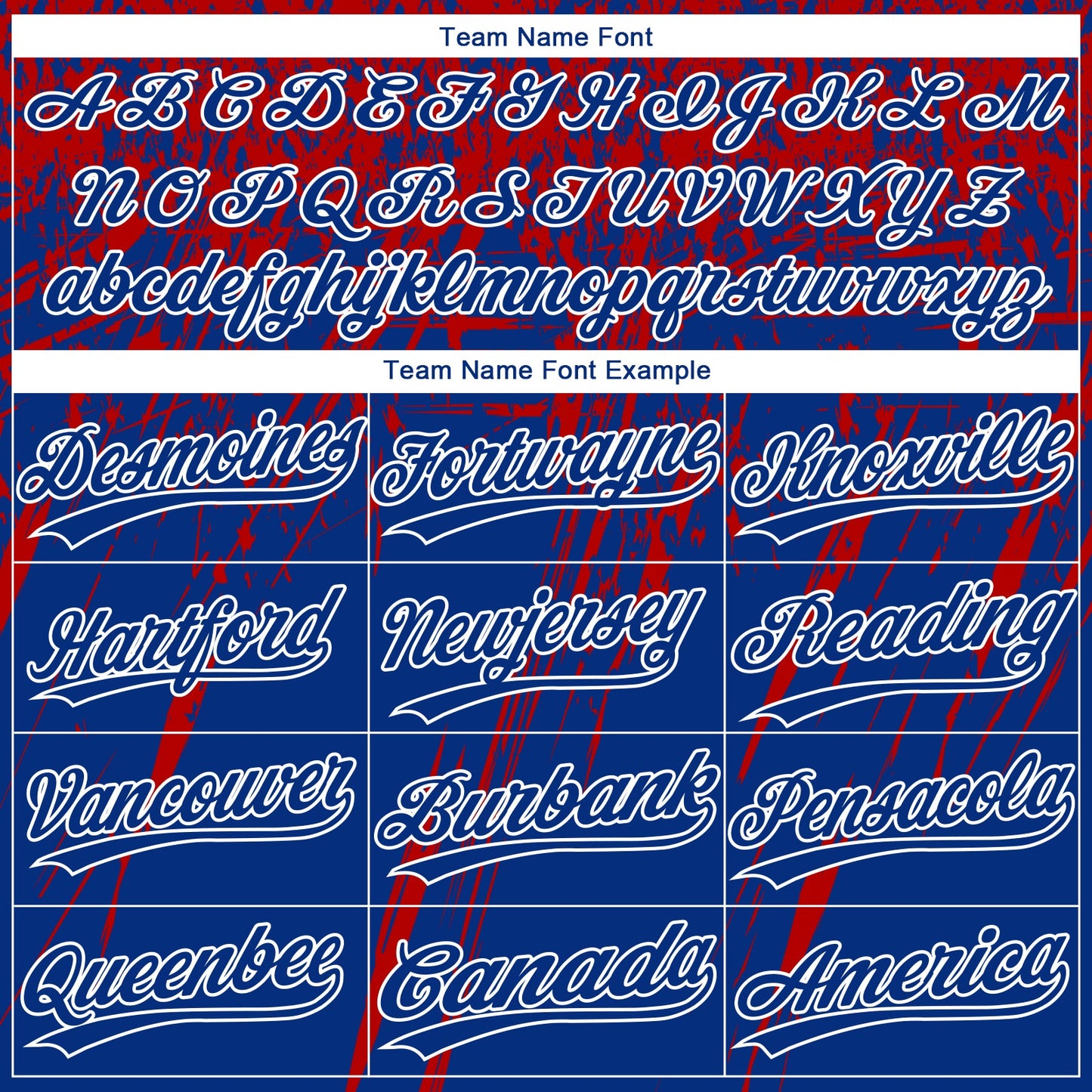 Custom Royal Red-White Distressed Scratch Brush Stroke Star Raglan Sleeves Two-Button Unisex Softball Jersey view 4